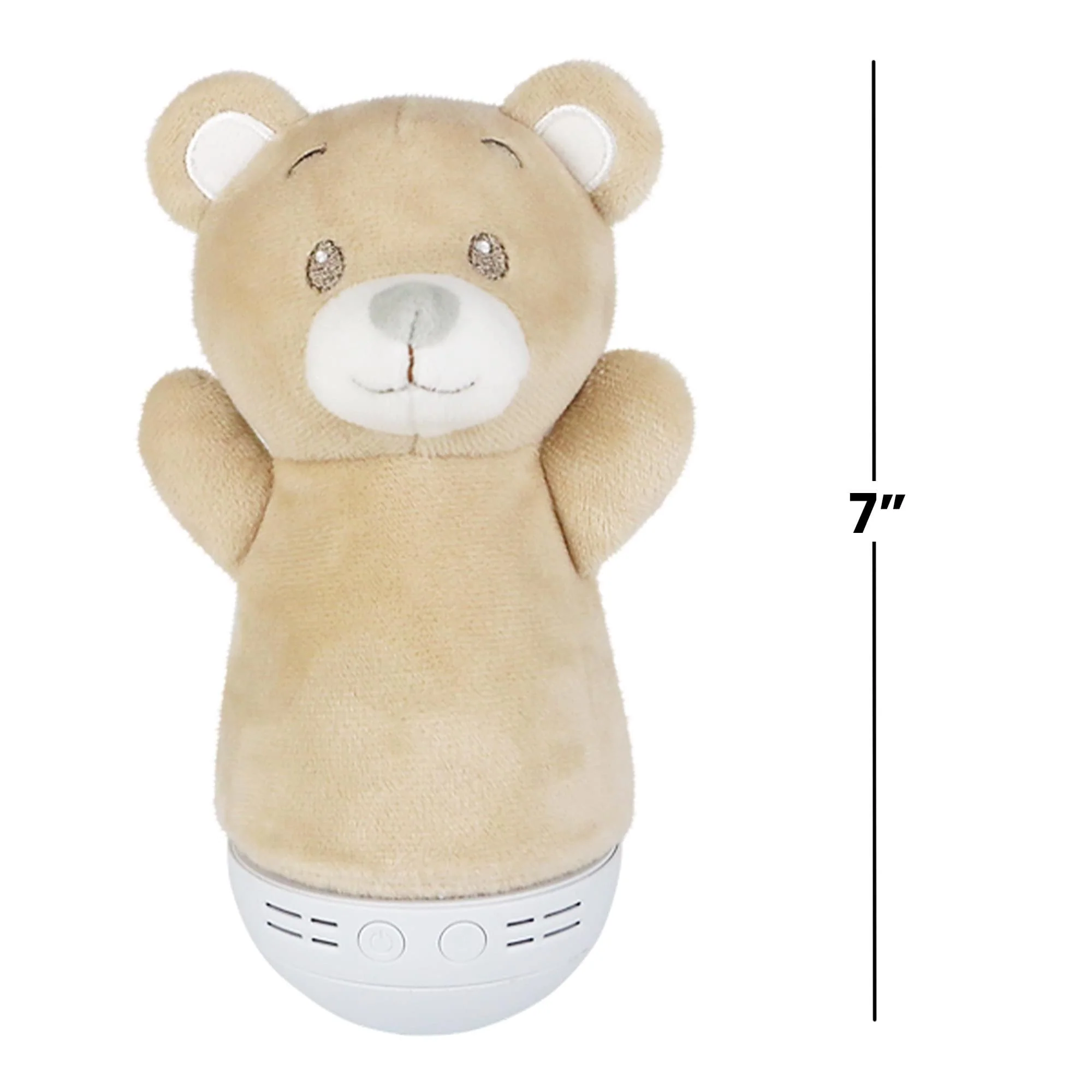 CosyCozy 7 Inch Plush Tumbler Lamp | Bear - Image 7