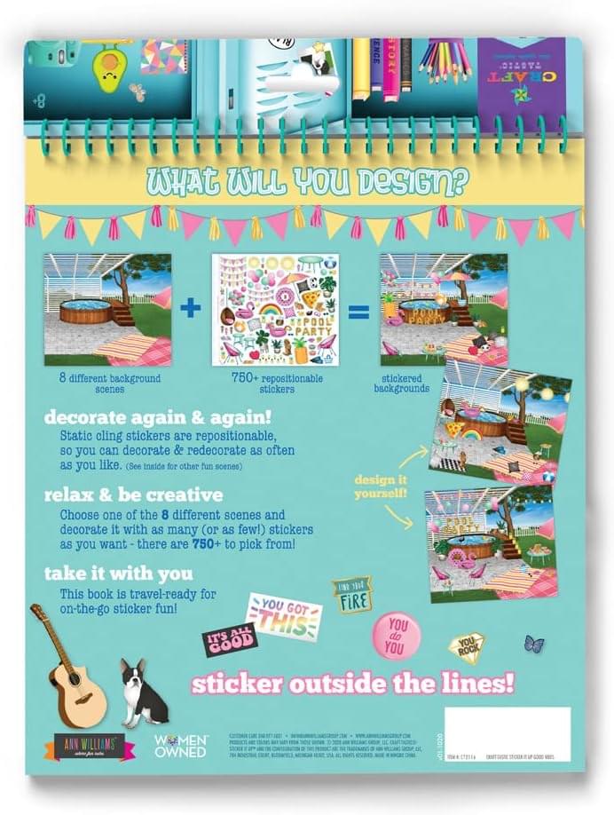 Craft-tastic Sticker It Up Sticker Book | Good Vibes - Image 3