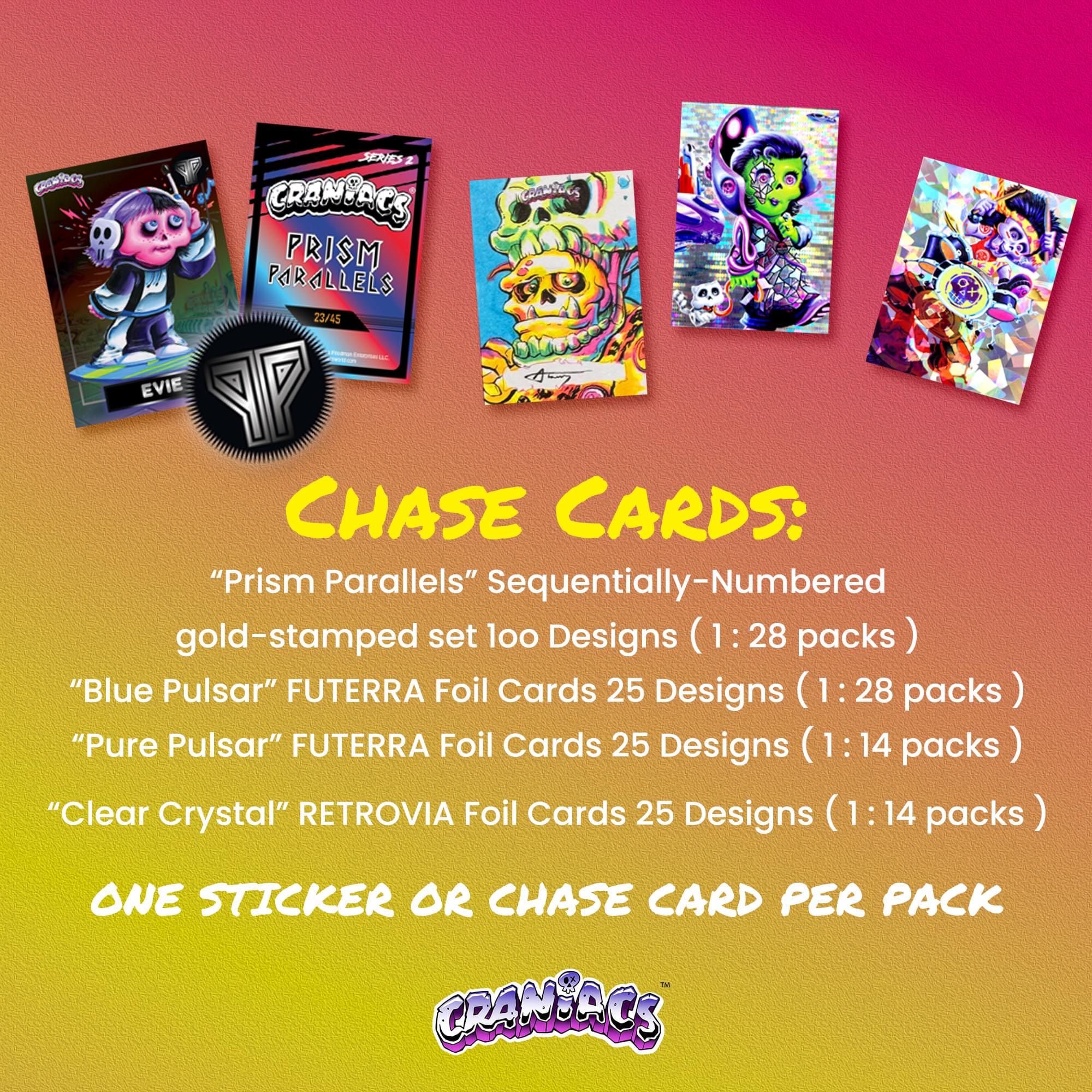 Craniacs Series 2 Trading Cards 24-Pack Hobby Box - Image 6