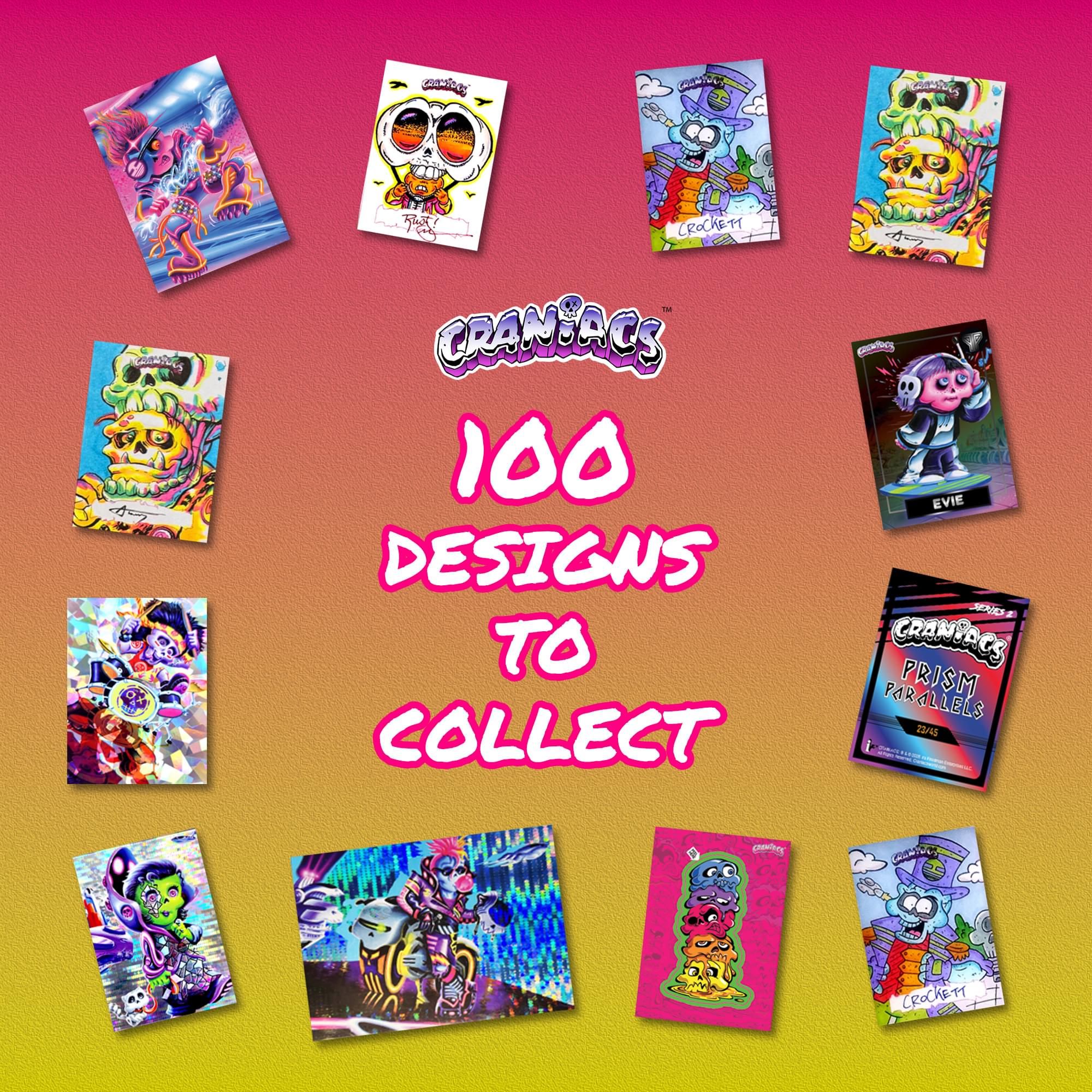 Craniacs Series 2 Trading Cards 24-Pack Hobby Box - Image 9