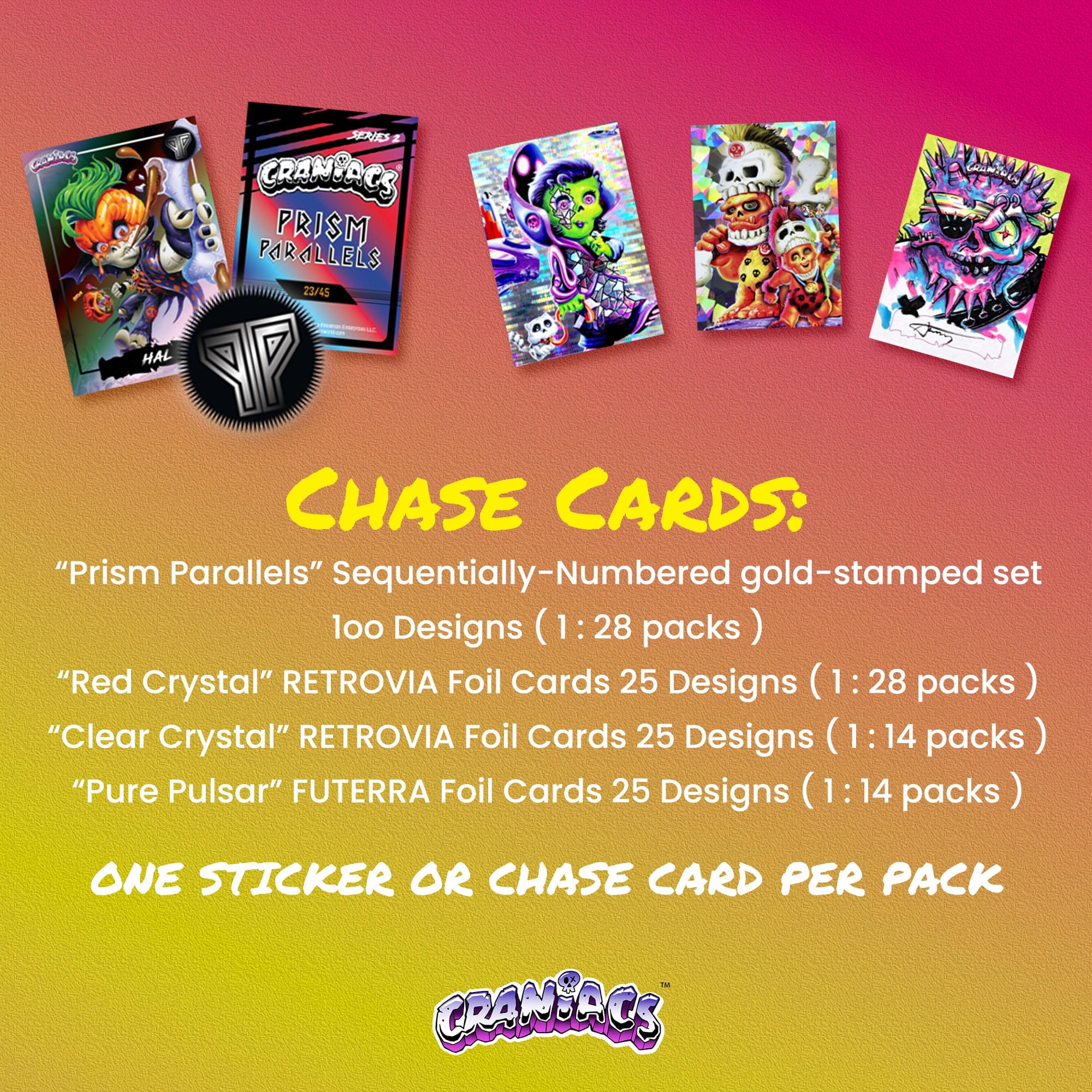 Craniacs Series 2 Trading Cards 7-Pack Blaster Box - Image 7