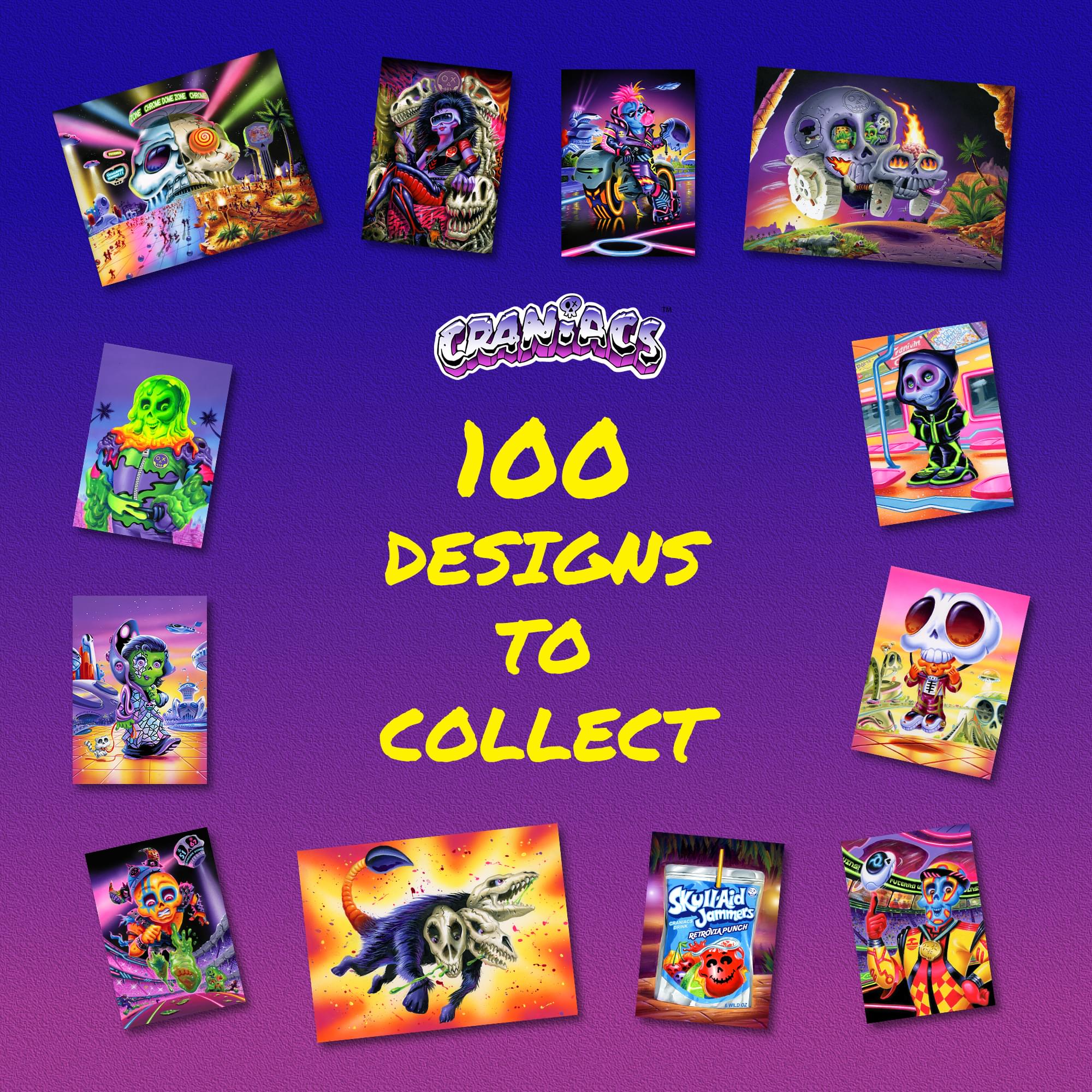 Craniacs Trading Cards Series One Hobby Box | 24 Packs Per Box - Image 4