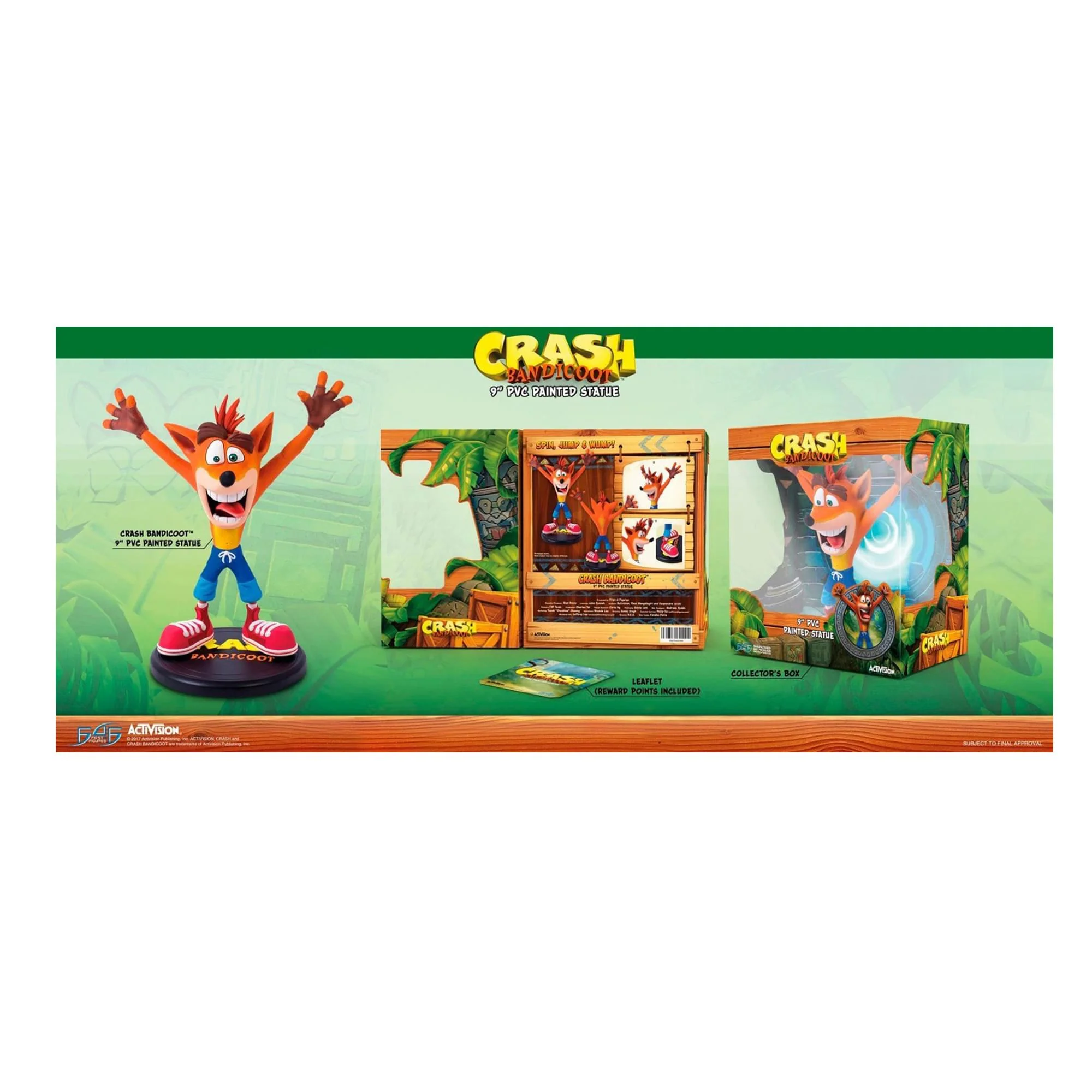 Crash Bandicoot 9 Inch PVC Statue - Image 4