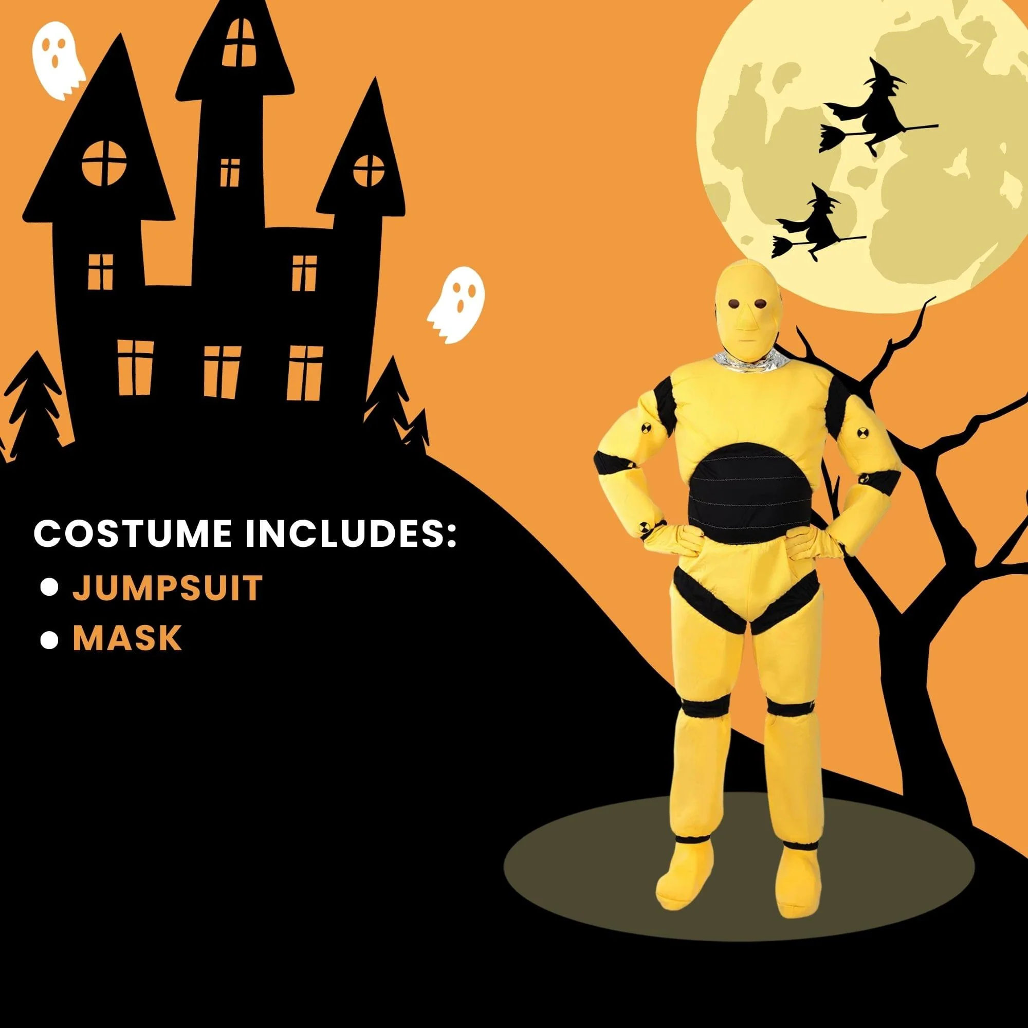 Crash Test Dummy Adult Costume - Image 11