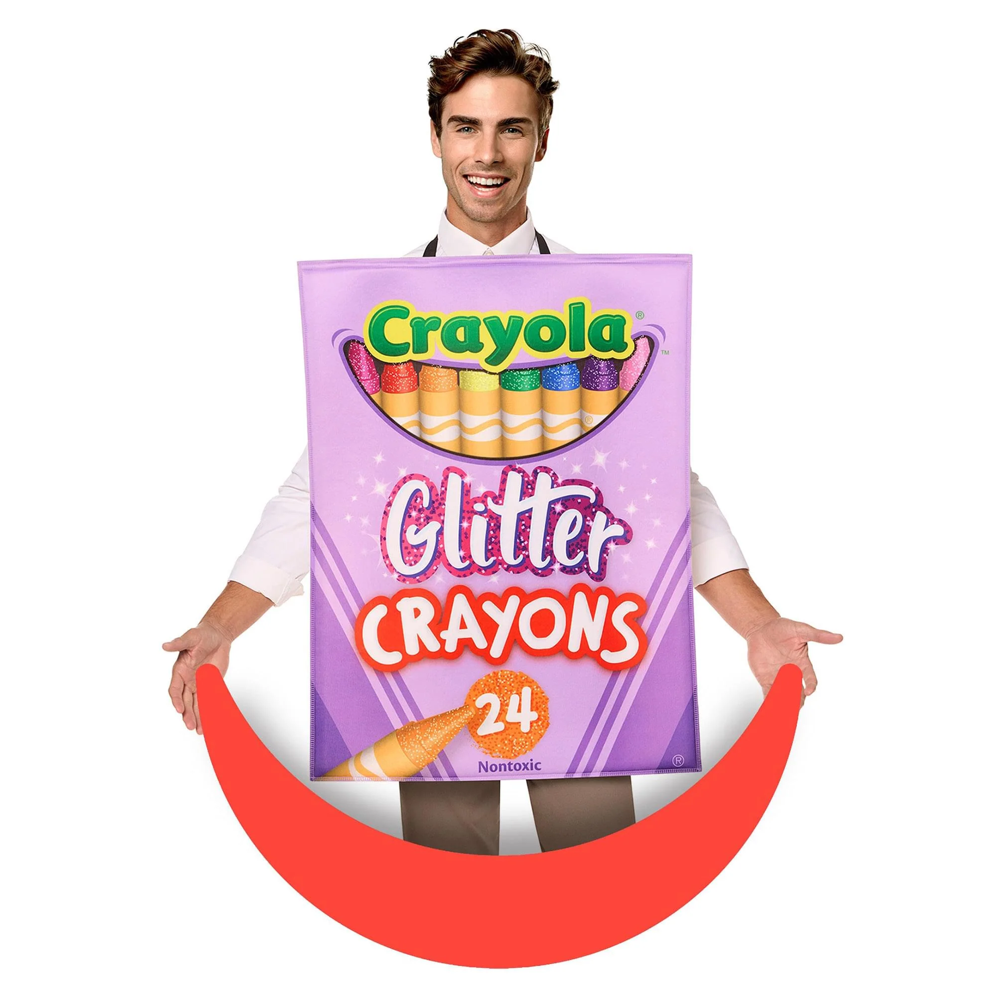 Crayola Crayon Glitter Box Quik Change⢠Adult Costume | One Size - Image 3