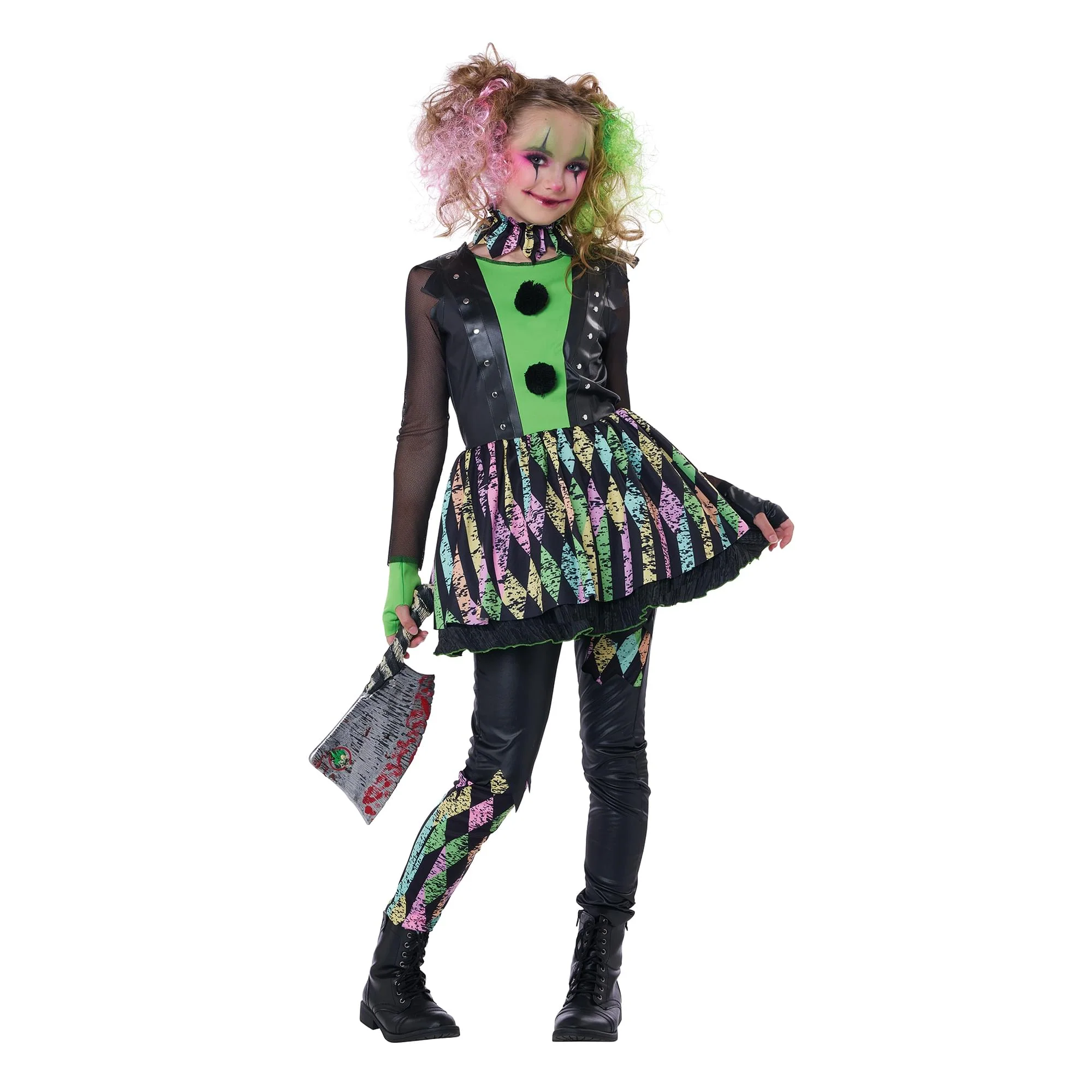 Crazy Carnival Clown Child Costume - Image 11