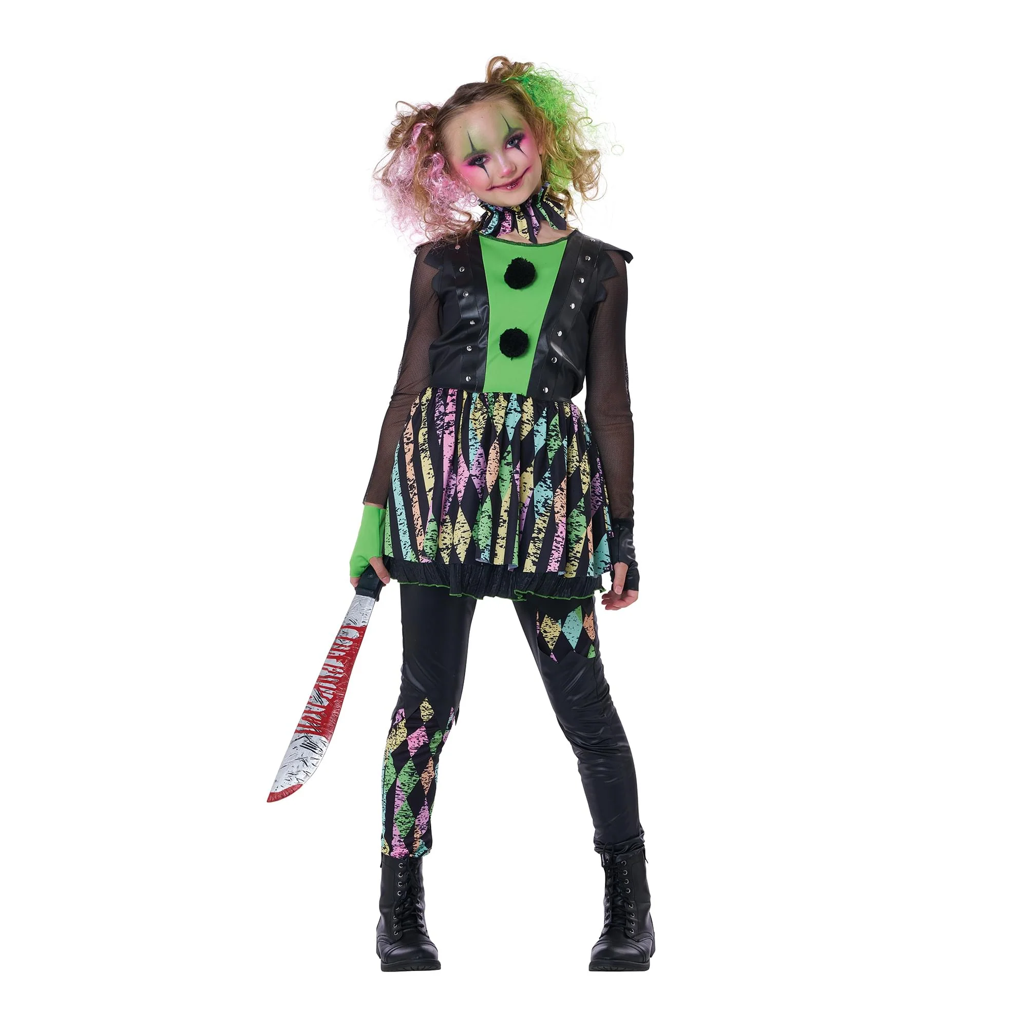 Crazy Carnival Clown Child Costume - Image 12