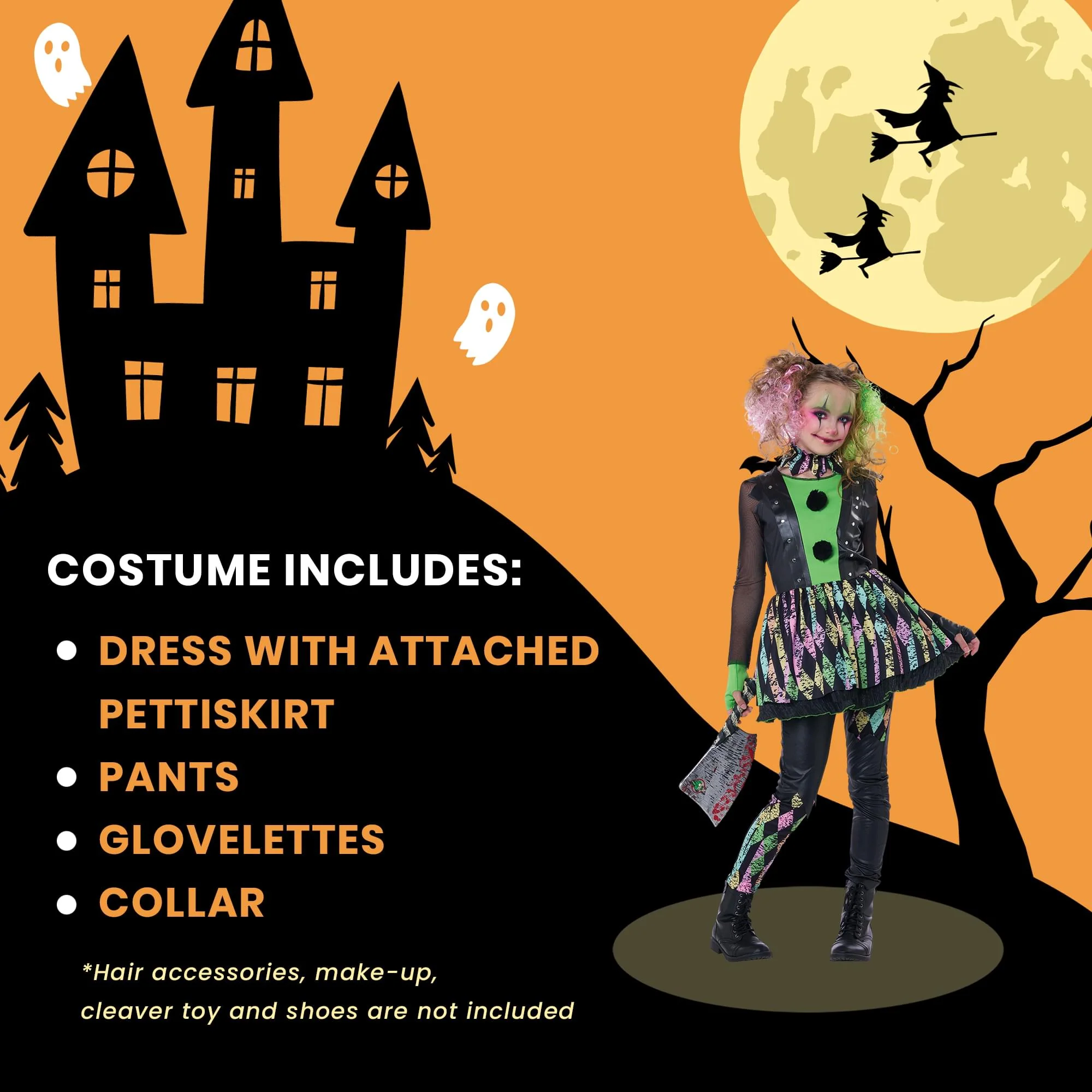 Crazy Carnival Clown Child Costume - Image 28