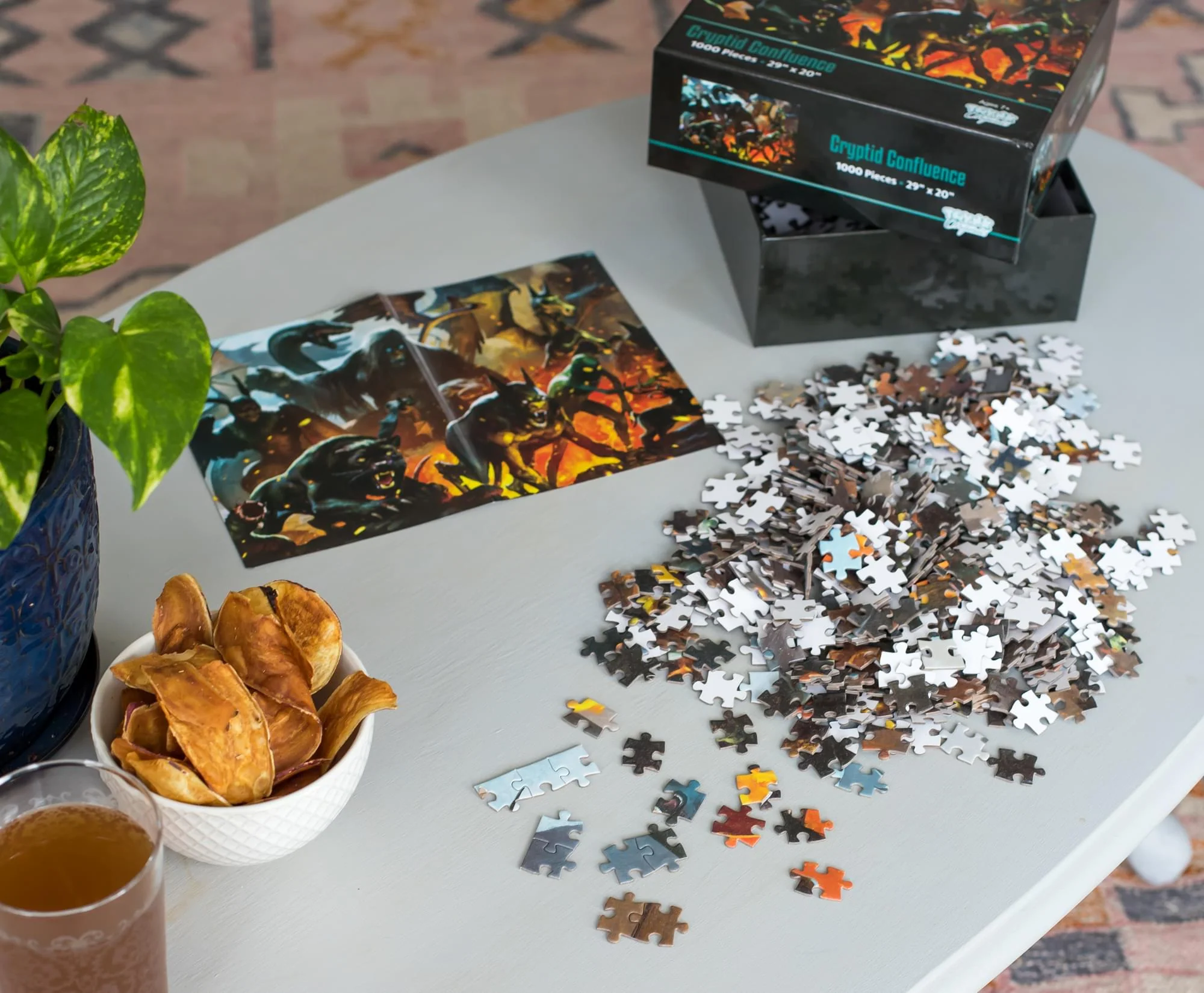 Cryptid Confluence Monster Puzzle | 1000 Piece Jigsaw Puzzle - Image 3