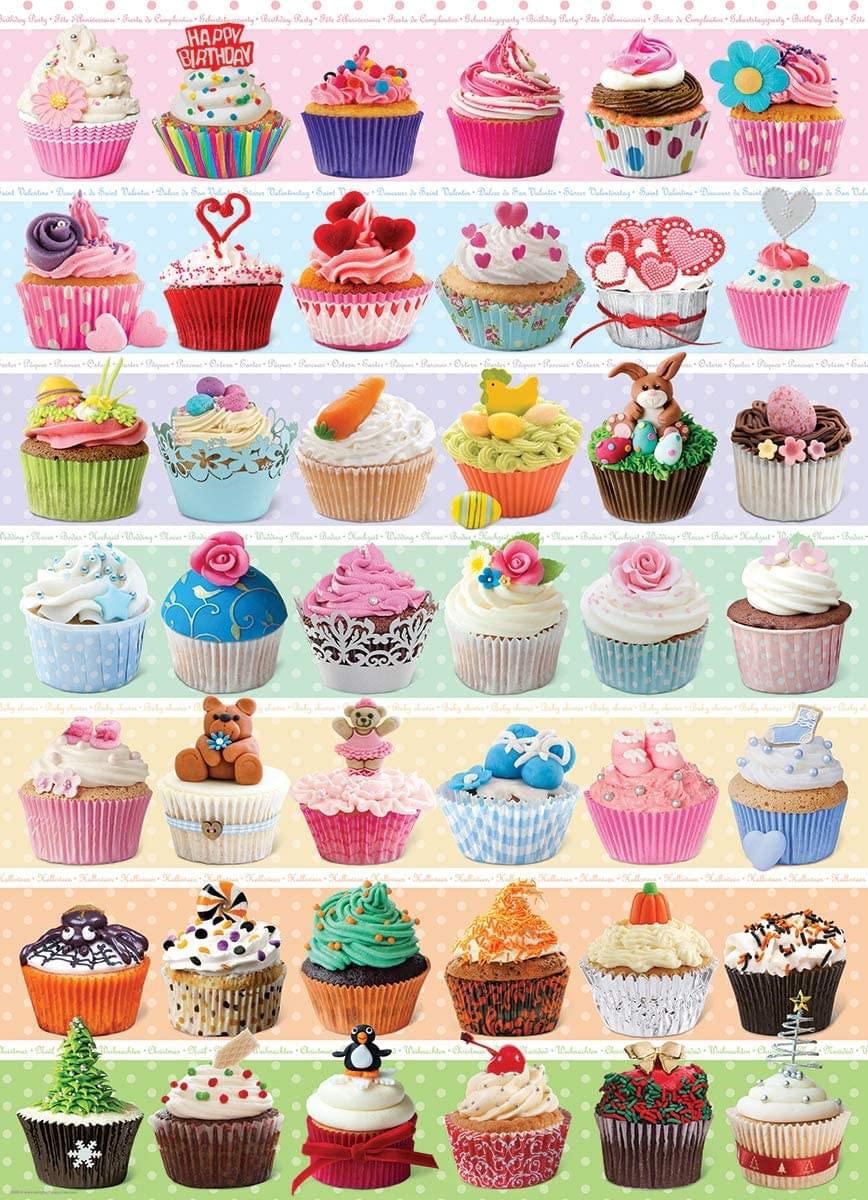 Cupcake Celebration 1000 Piece Jigsaw Puzzle - Image 2