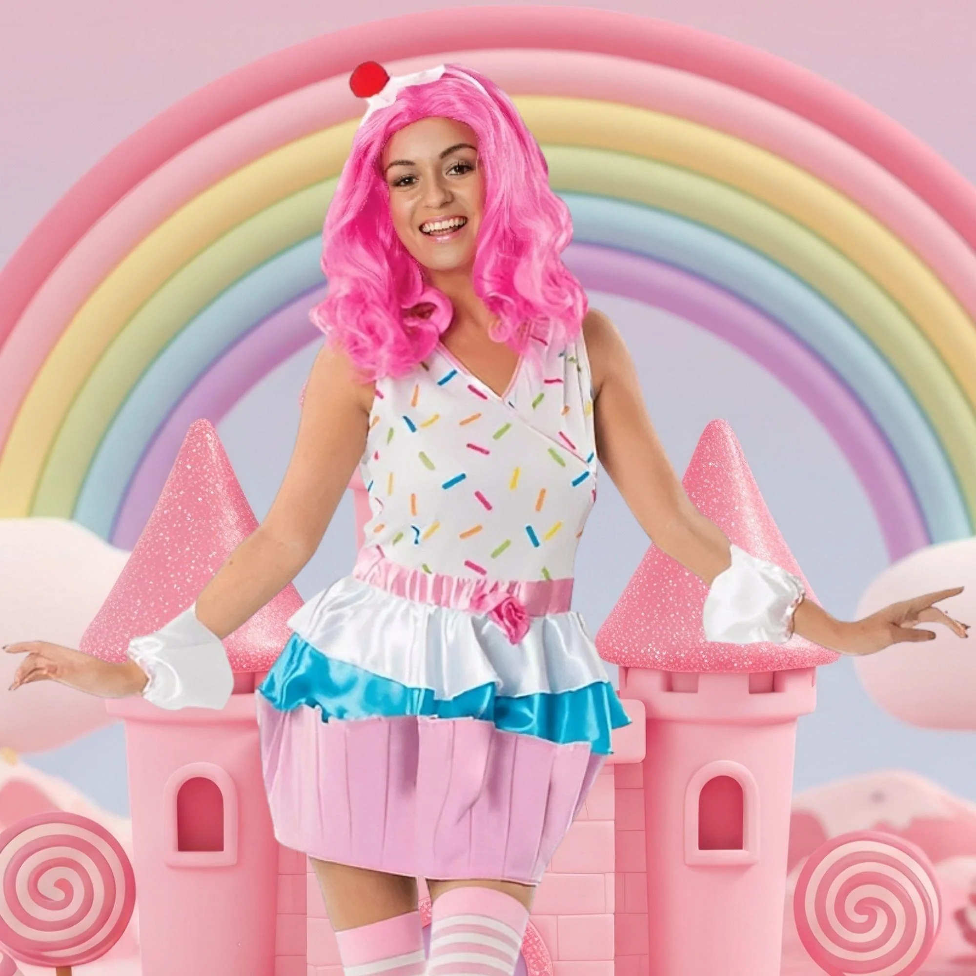 Cupcake Dress Adult Costume - Image 12