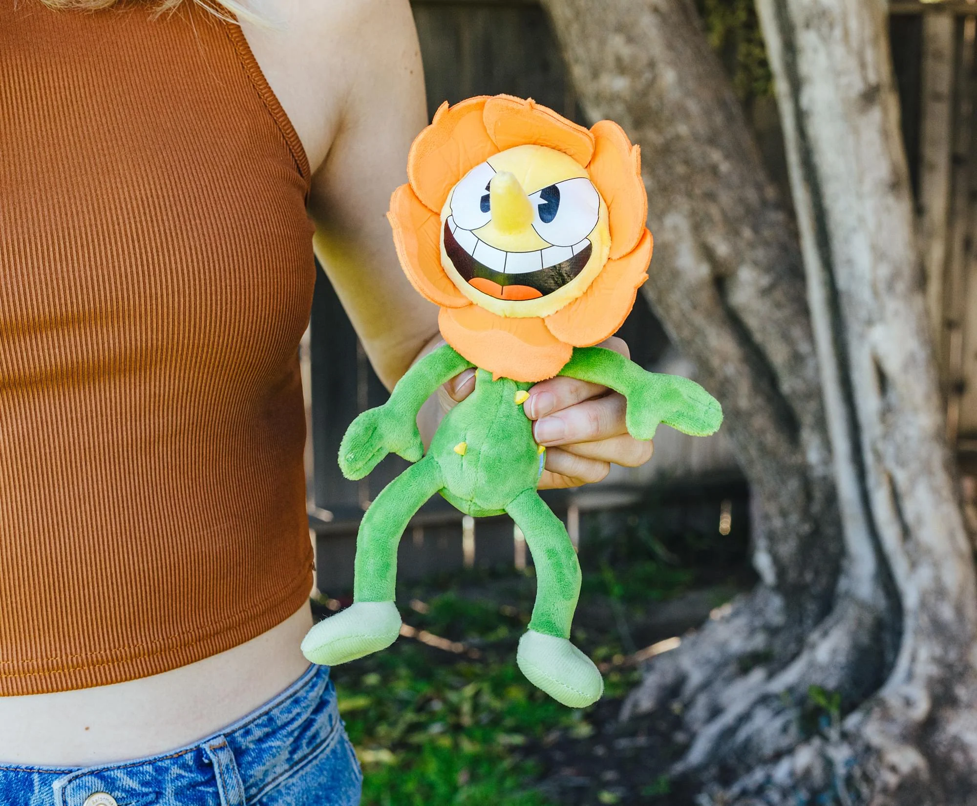 Cuphead Cagney Carnation 9-Inch Plush - Image 10