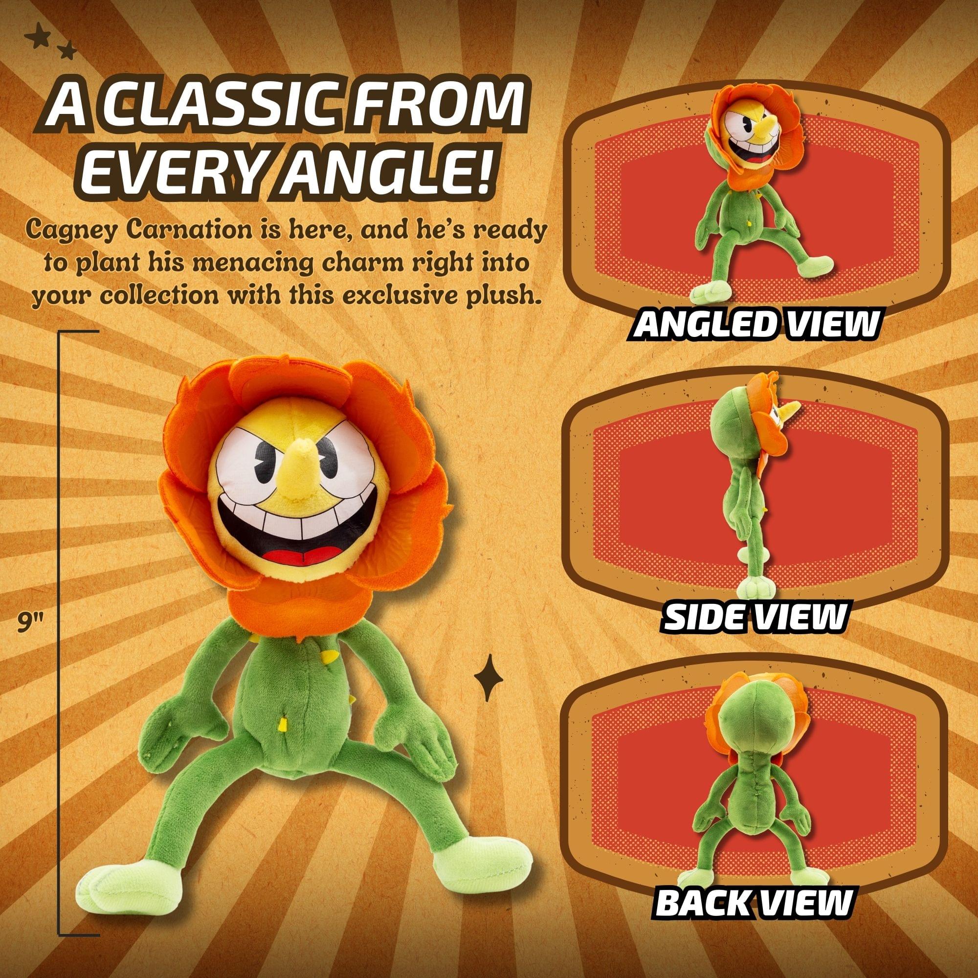 Cuphead Cagney Carnation 9-Inch Plush - Image 3