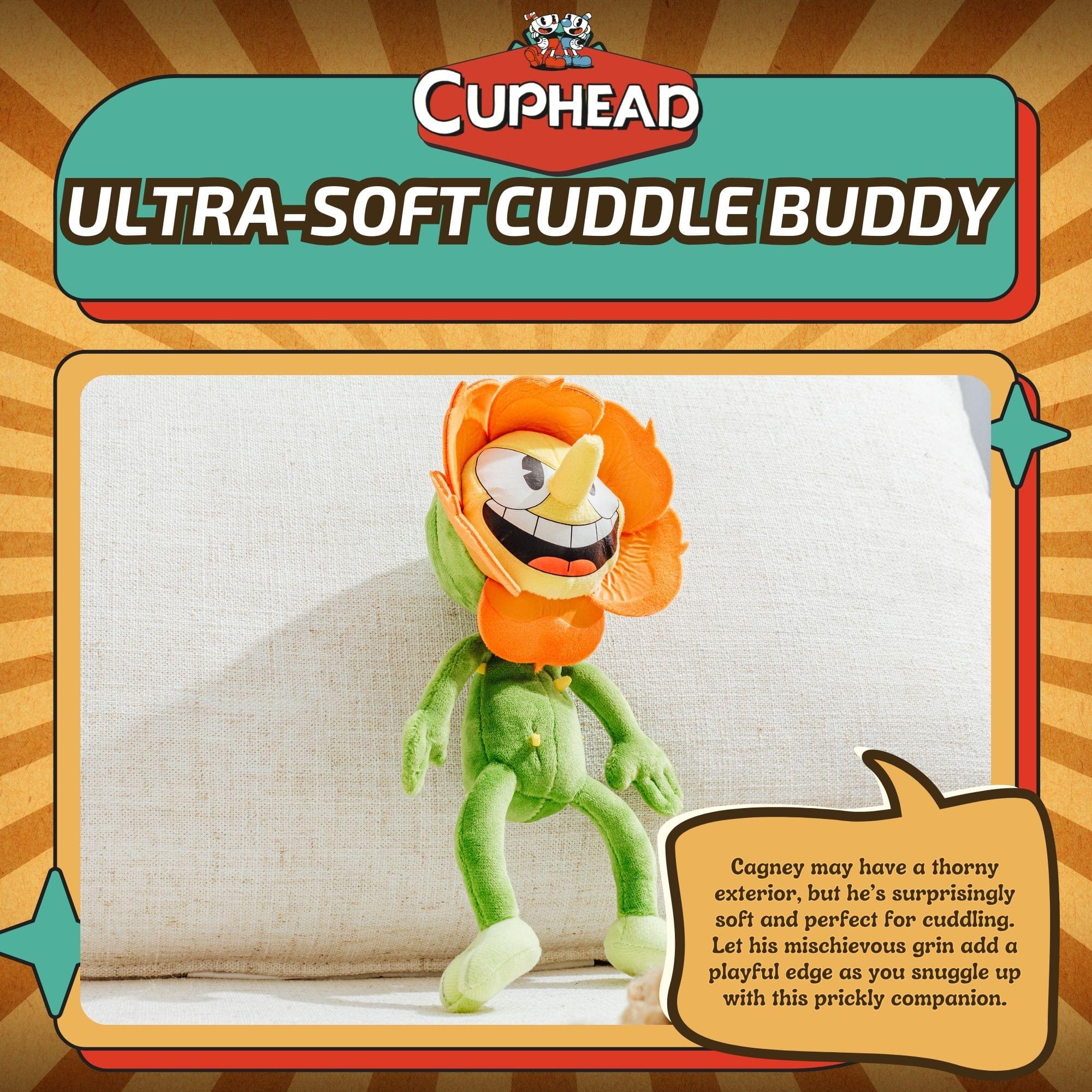 Cuphead Cagney Carnation 9-Inch Plush - Image 6