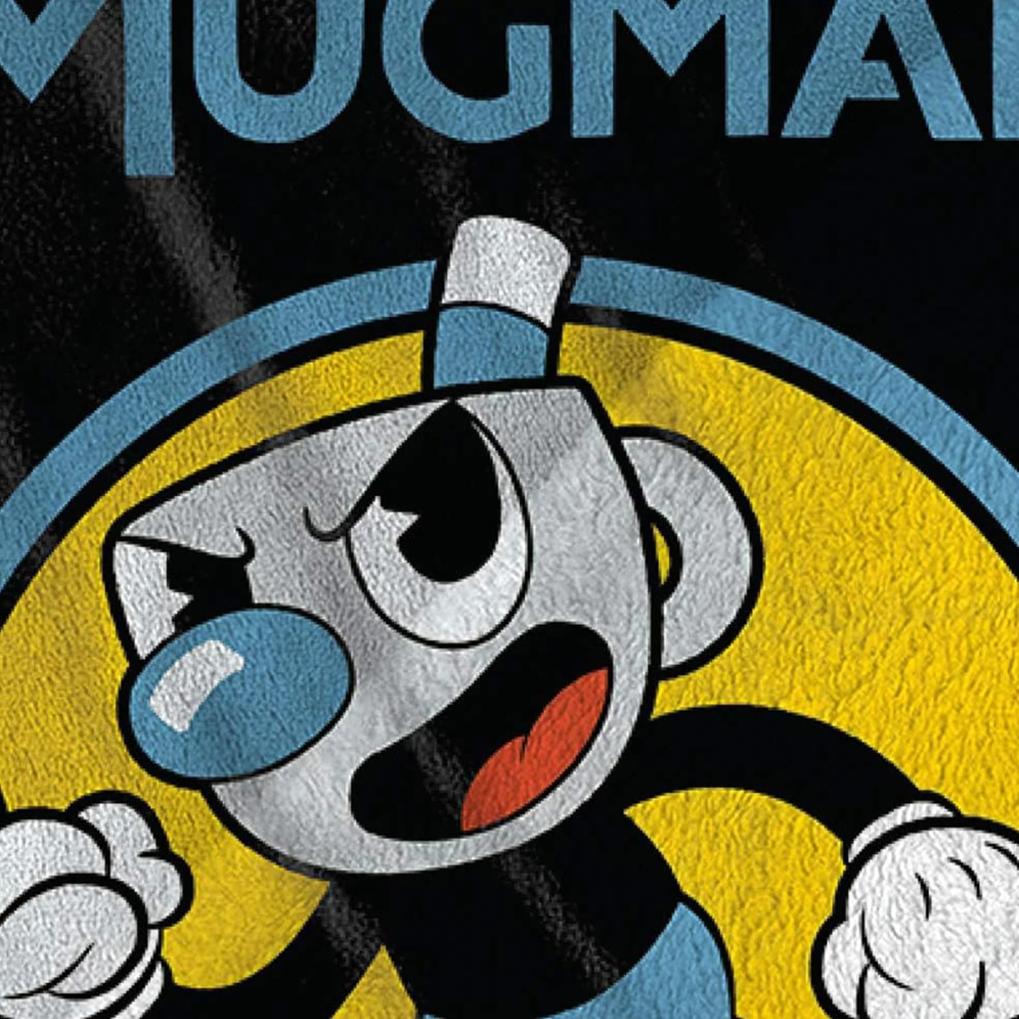 Cuphead Retro Mugman 45 x 60 Inch Fleece Throw Blanket - Image 3