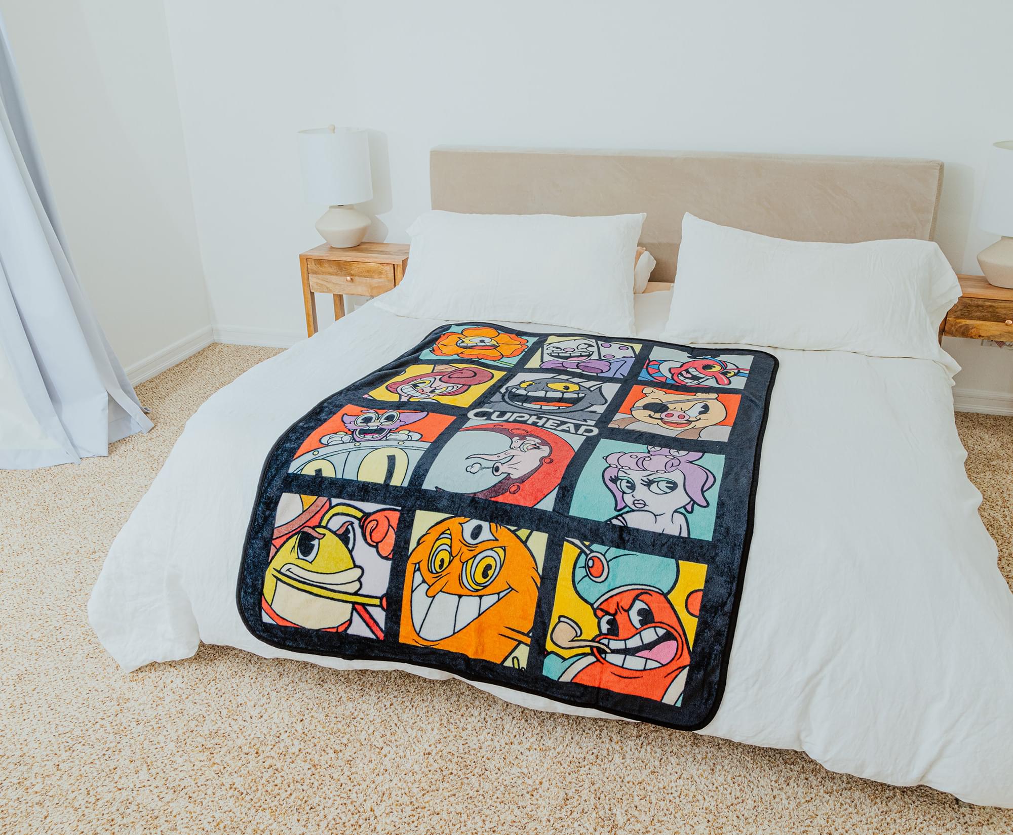 Cuphead Villains Fleece Throw Blanket | 45 x 60 Inches - Image 7