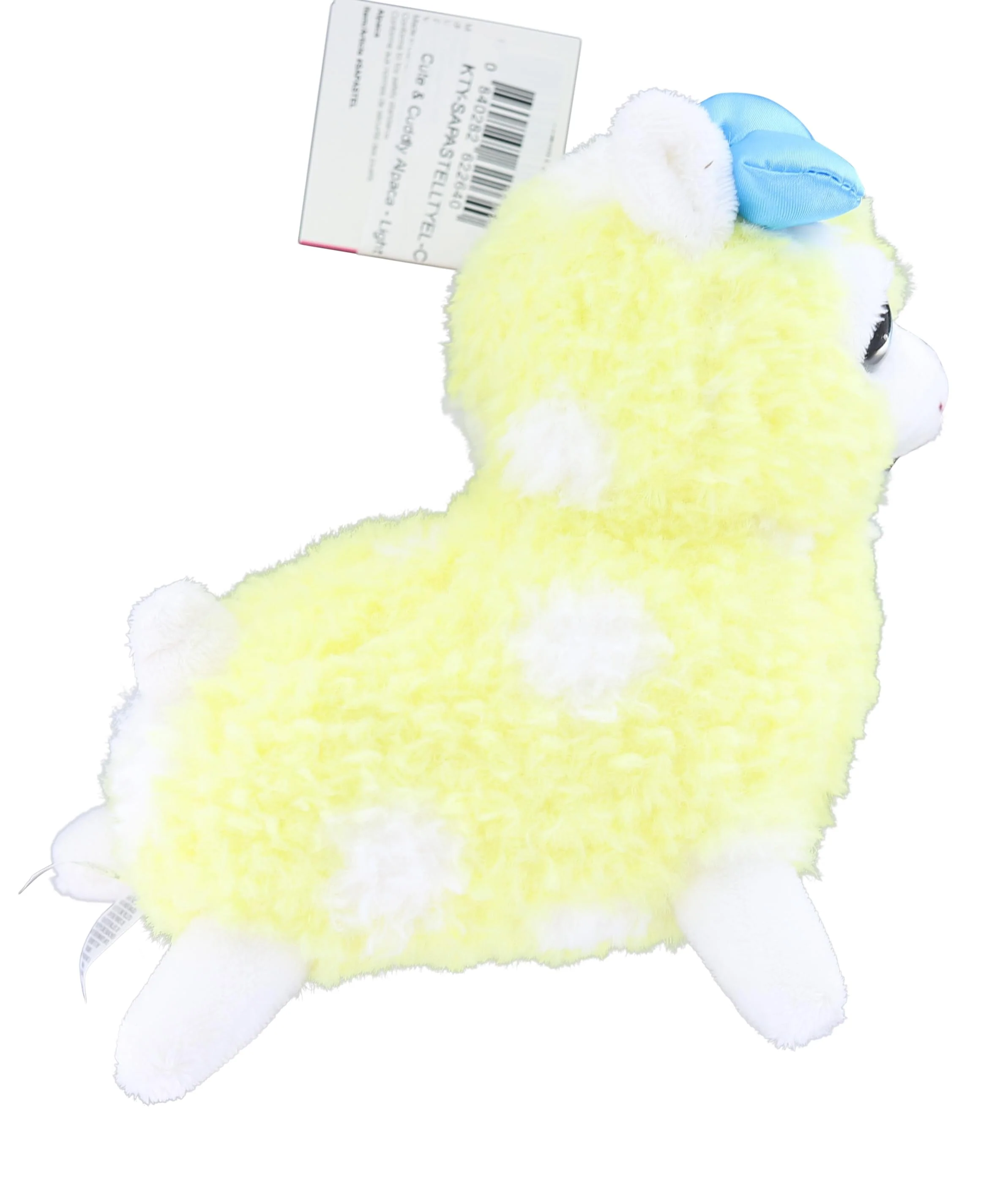 Cute and Cuddly 6 Inch Alpaca Plush | Light Yellow - Image 2