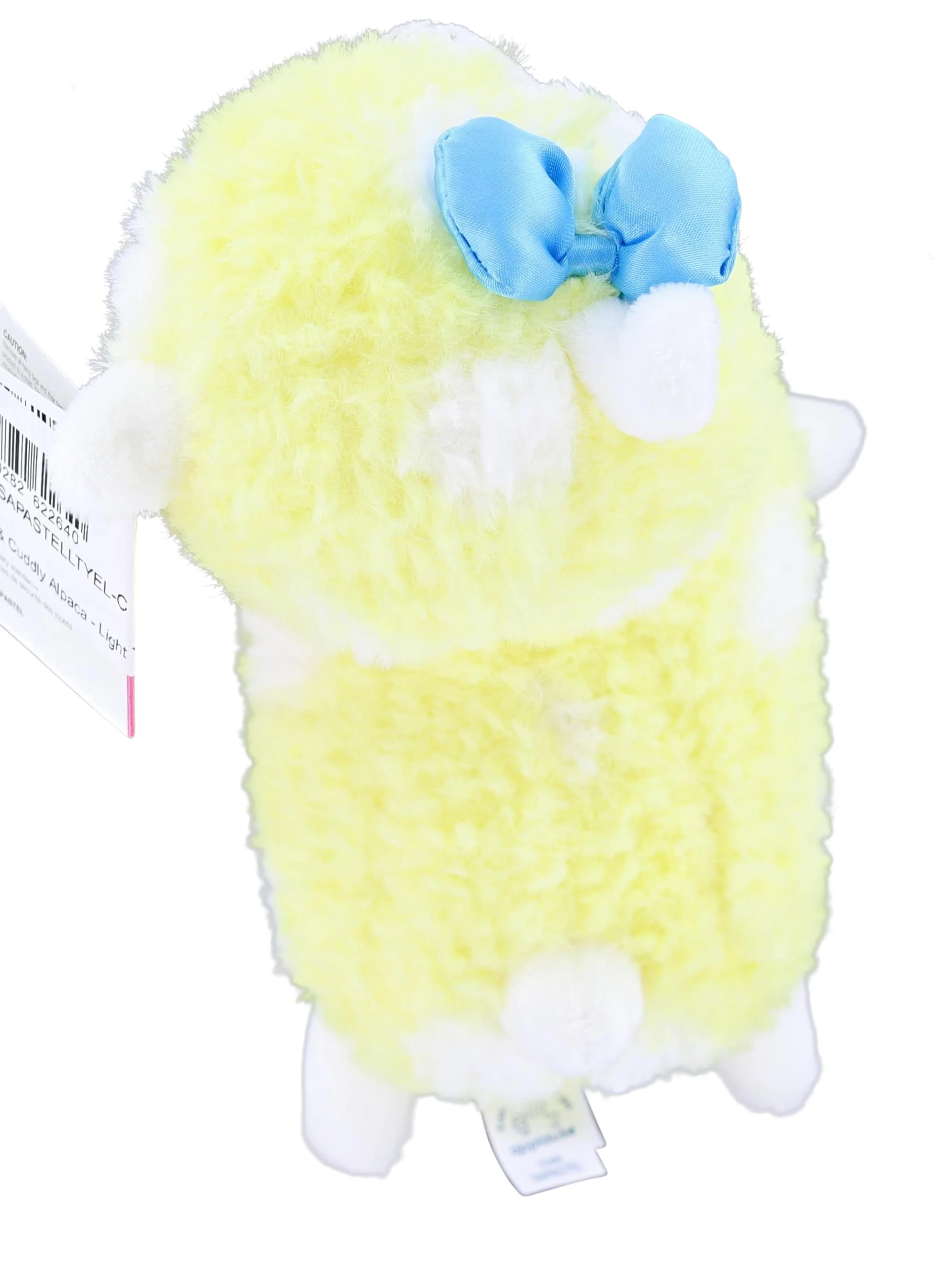 Cute and Cuddly 6 Inch Alpaca Plush | Light Yellow - Image 3