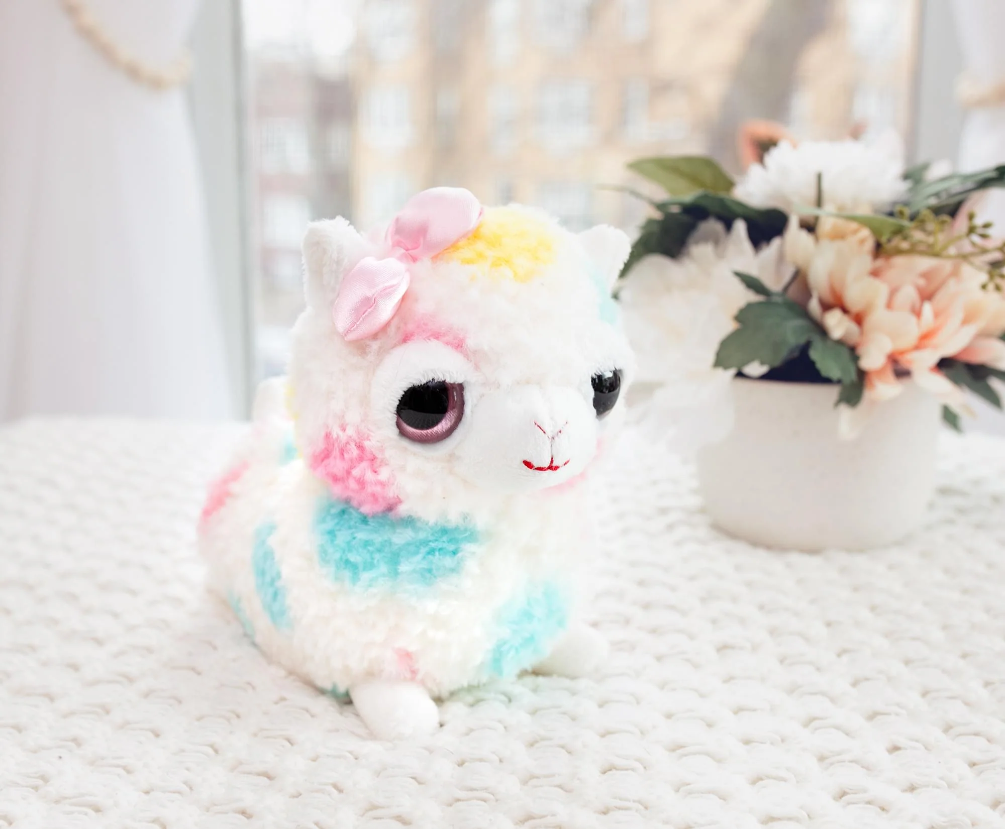 Cute and Cuddly 6 Inch Alpaca Plush | White - Image 7