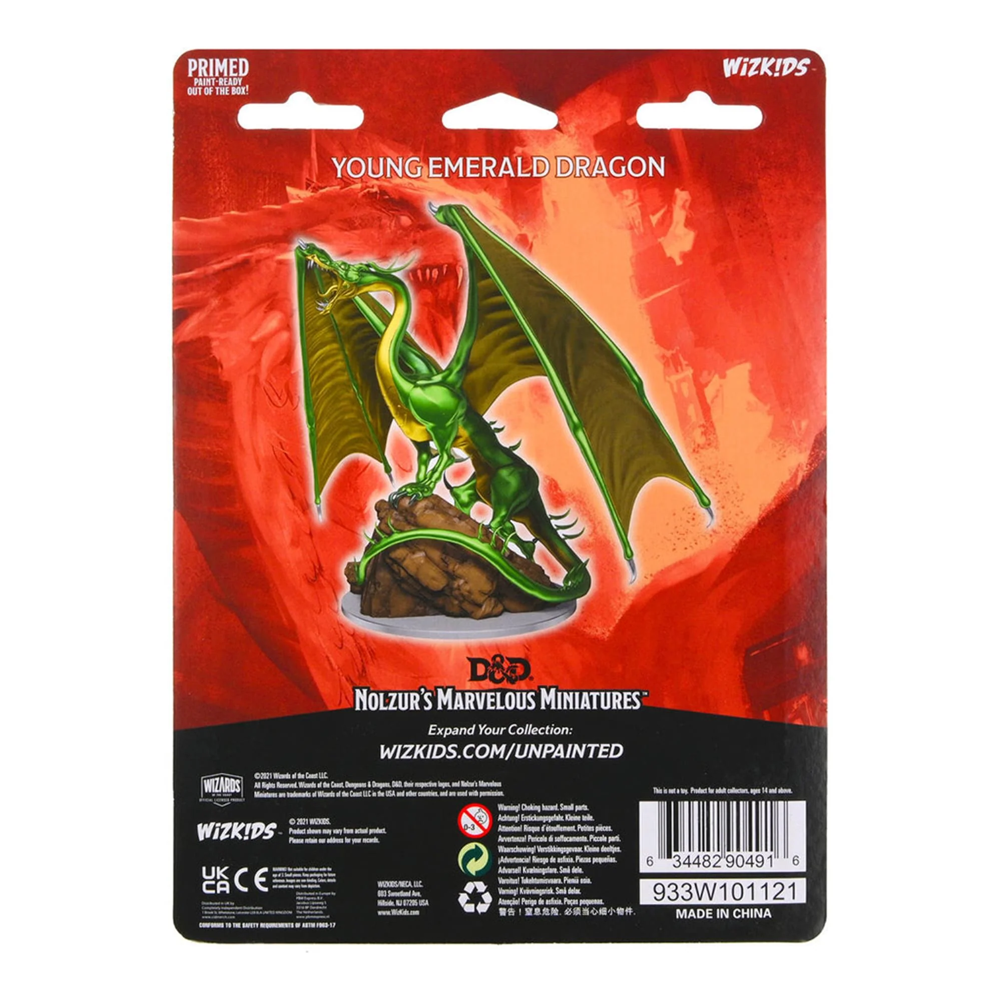 D&D Nolzurs Marvelous Unpainted Miniatures | Young Emerald Dragon - Image 5