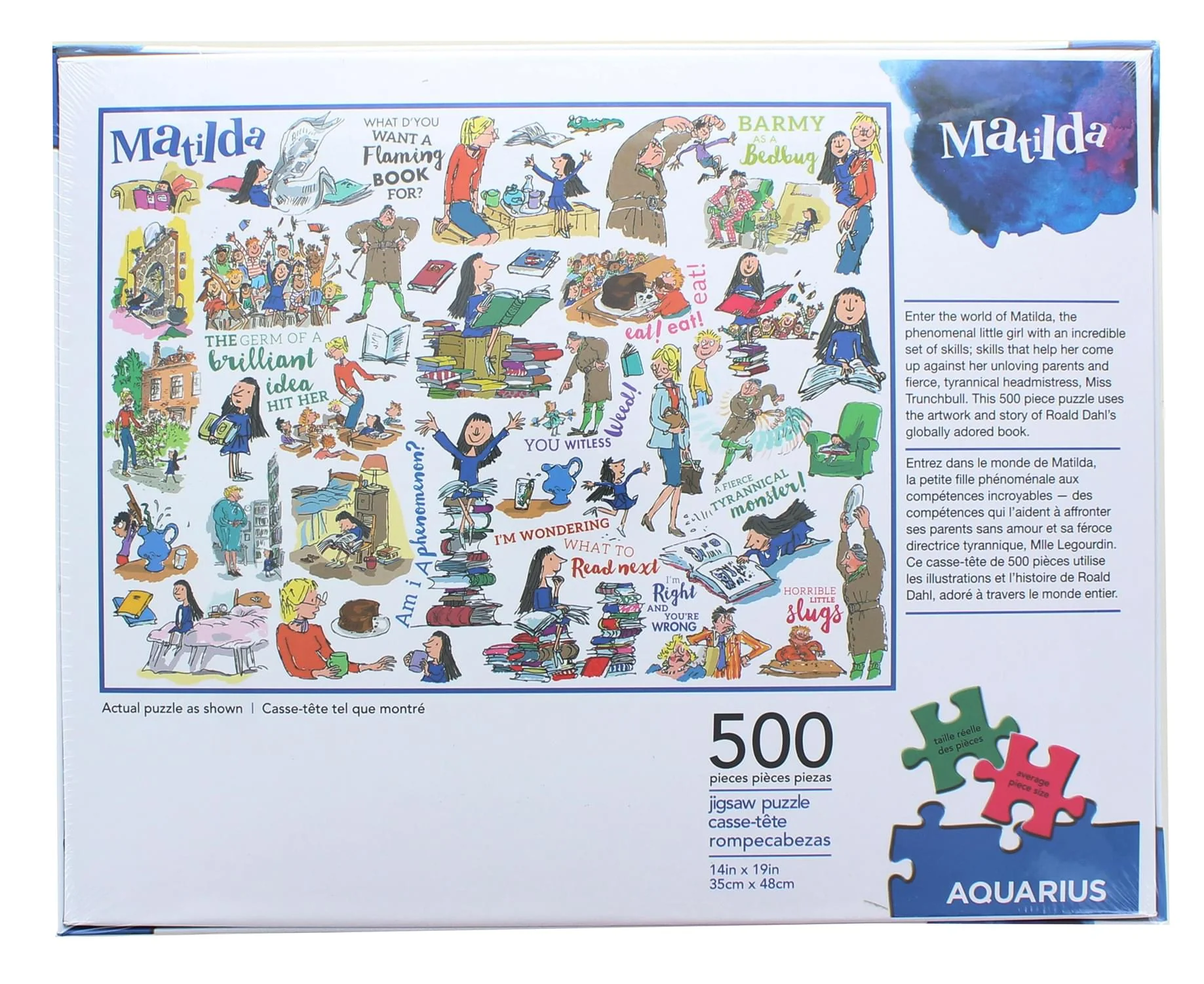 Dahl Matilda 500 Piece Jigsaw Puzzle - Image 3