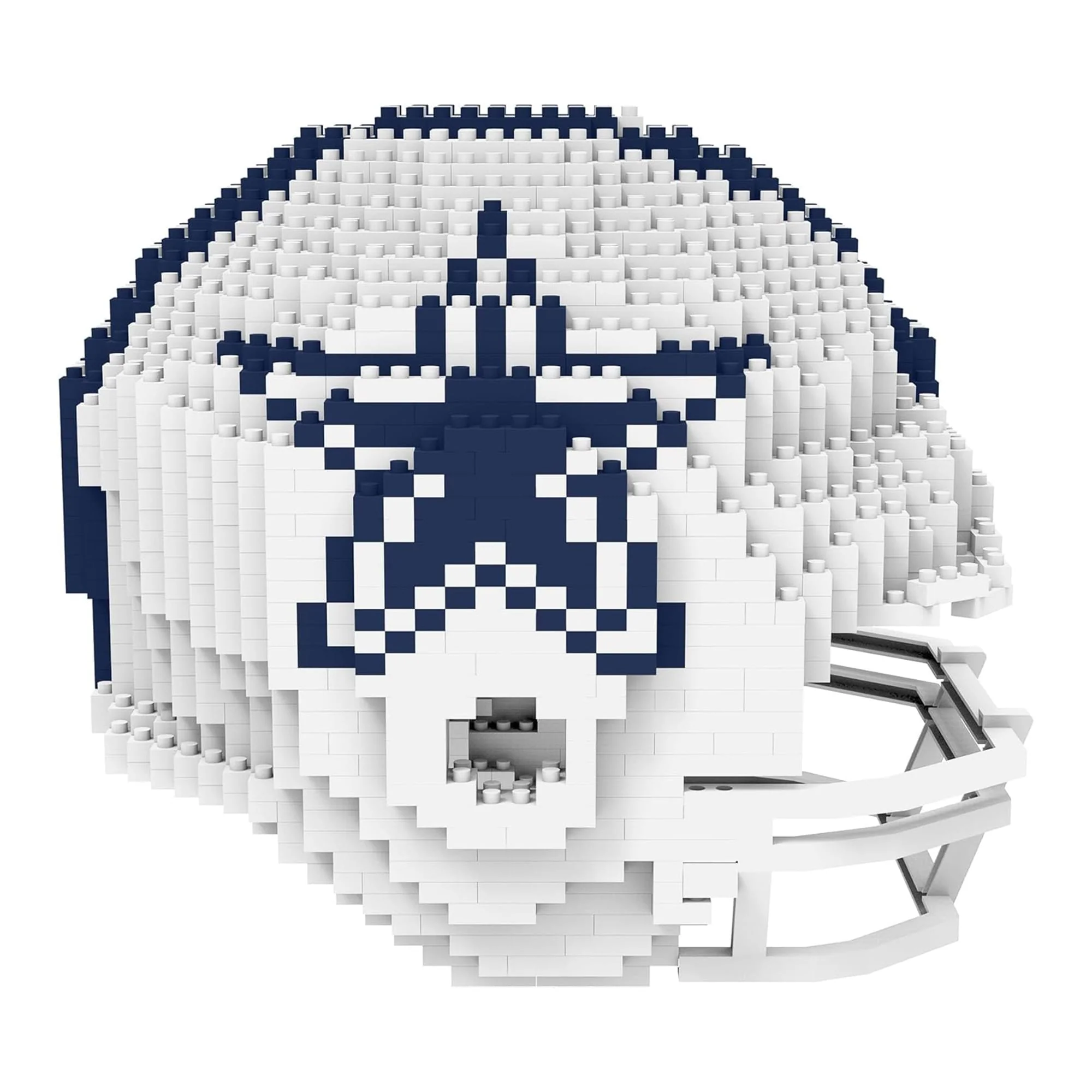 Dallas Cowboys NFL FOCO BRXLZ Helmet Building Block Set - Image 4