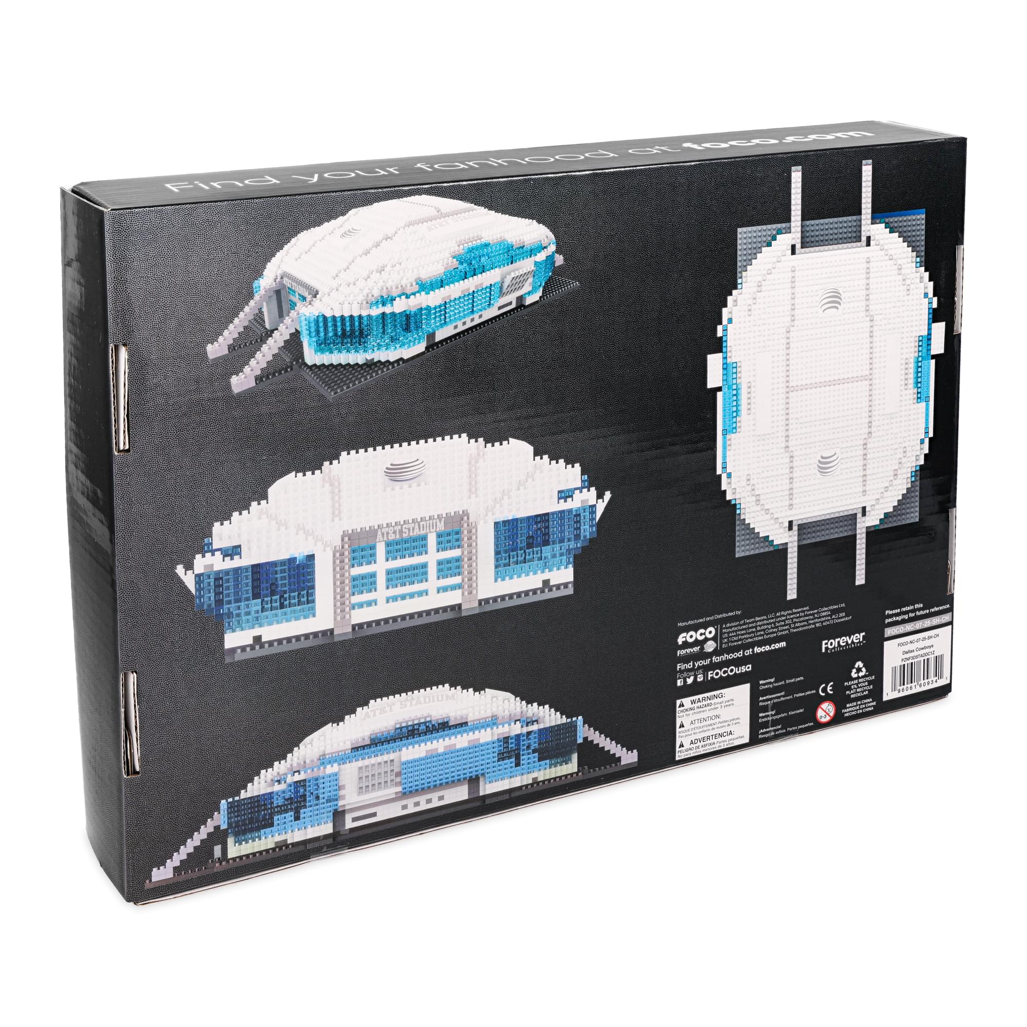 Dallas Cowboys NFL FOCO BRXLZ Stadium Building Block Set - Image 3