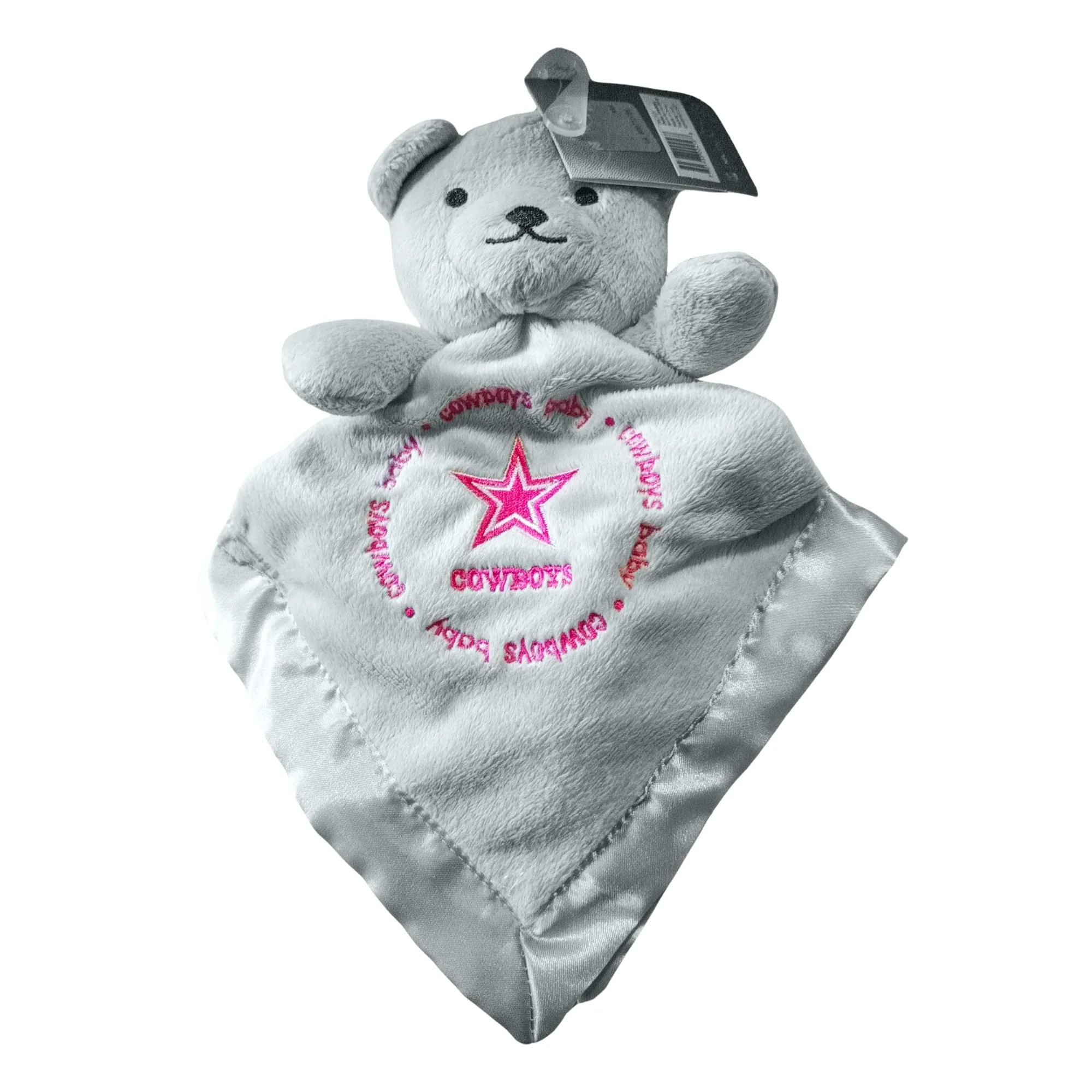 Dallas Cowboys NFL Plush Teddy Bear Baby Blanket - Image 2