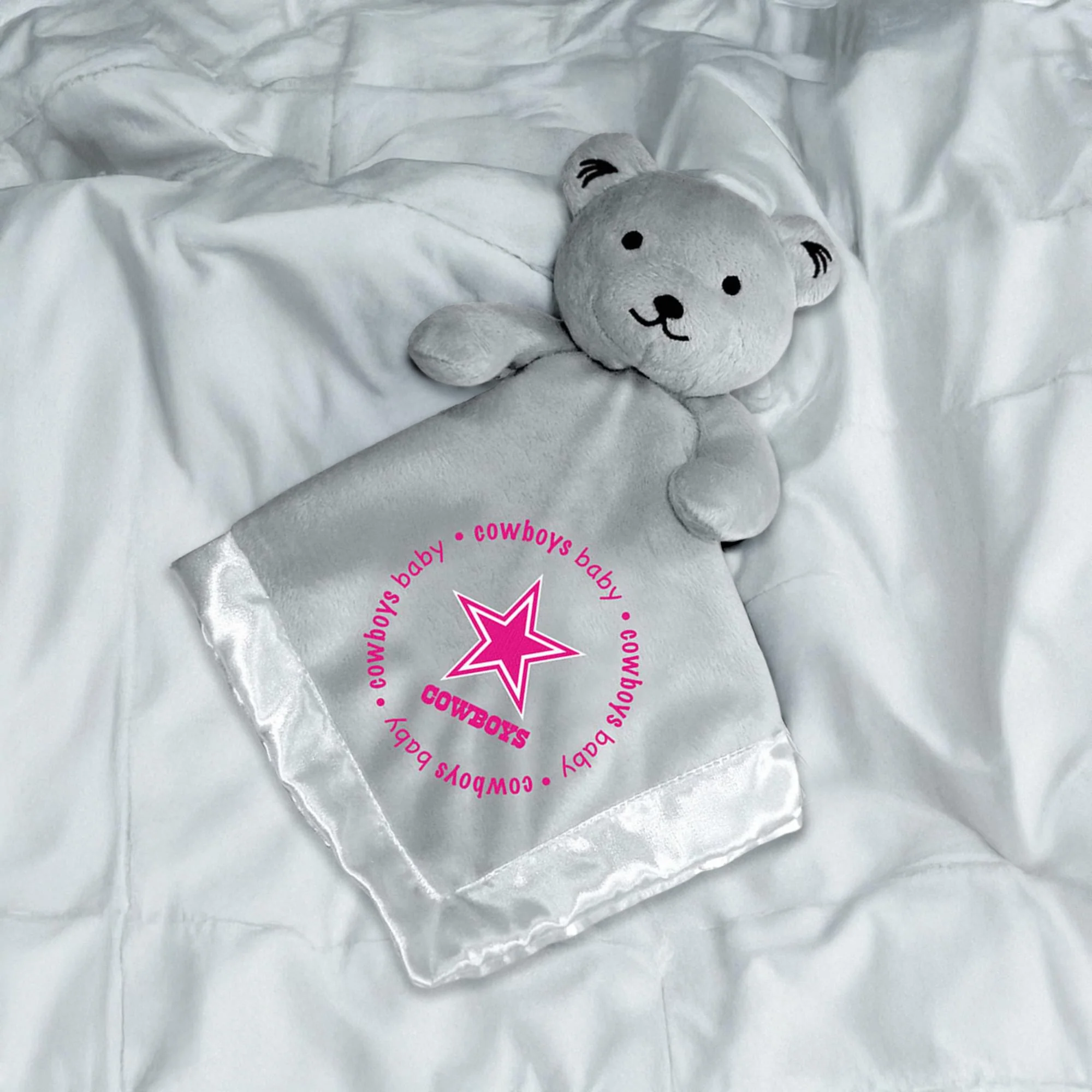 Dallas Cowboys NFL Plush Teddy Bear Baby Blanket - Image 4