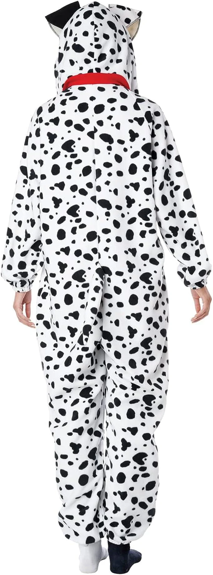 Dalmatian Adult Fleece Jumpsuit Costume - Image 2