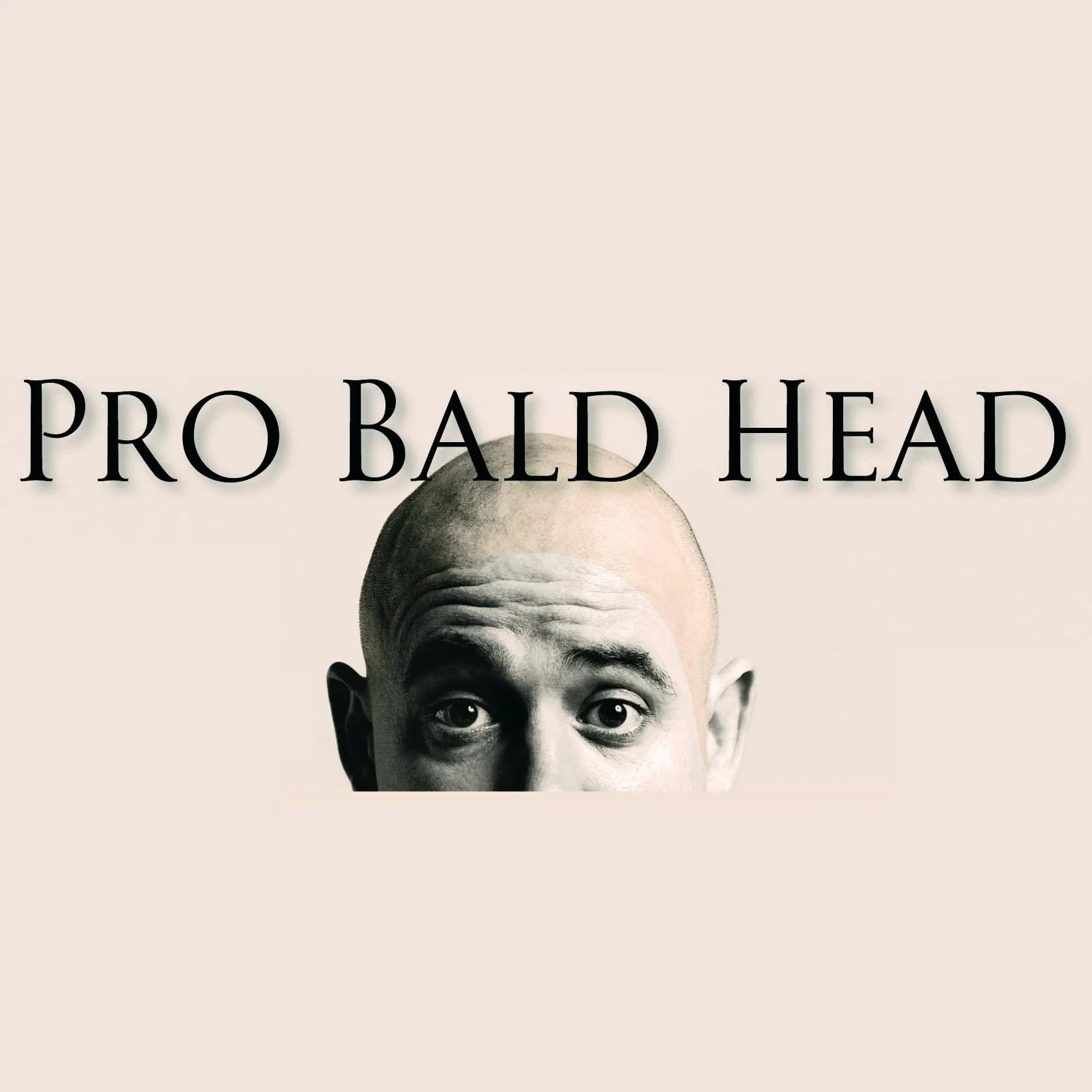 Dark Brown Pro Bald Head Adult Costume Accessory | One Size - Image 2