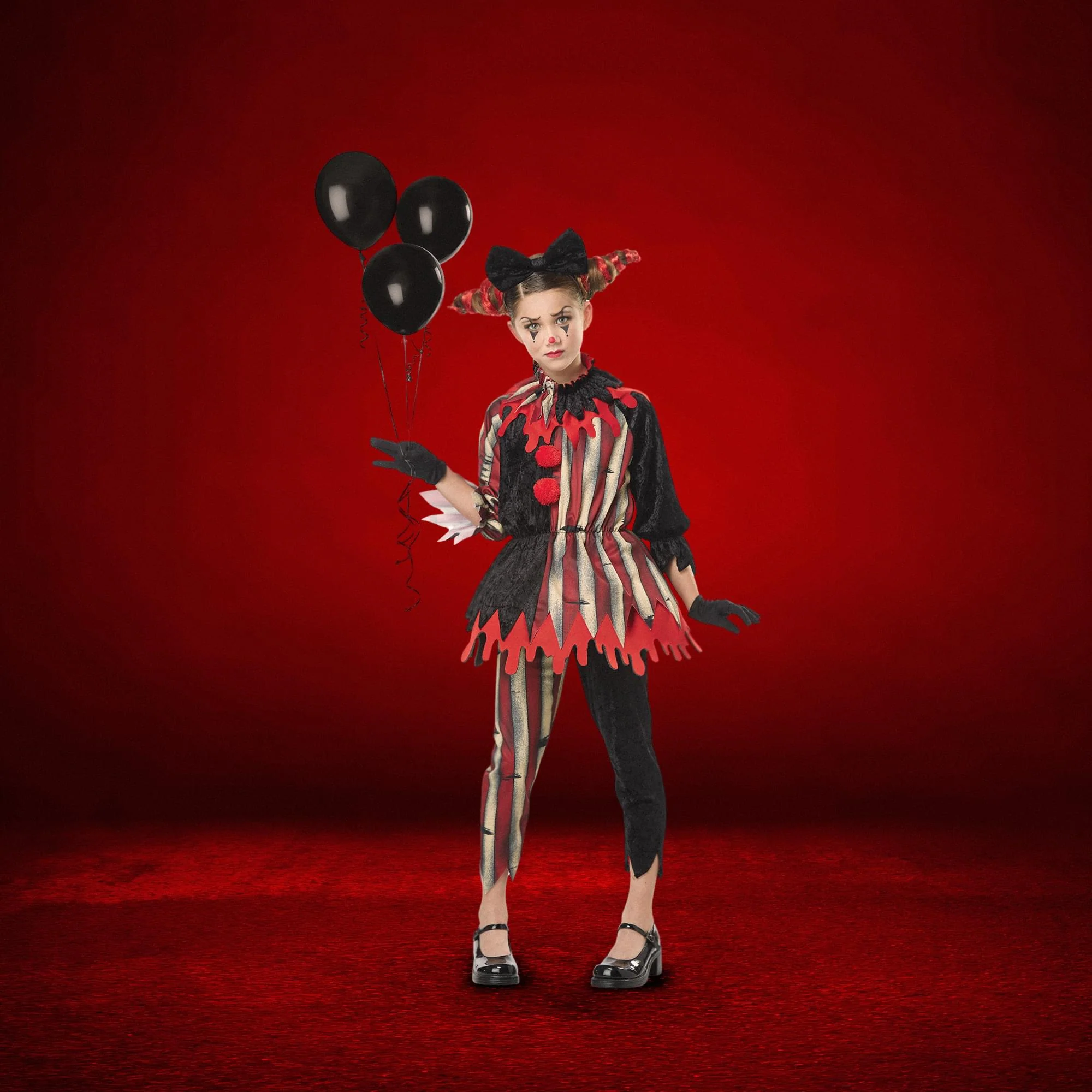 Dark Circus Clown Child Costume - Image 2