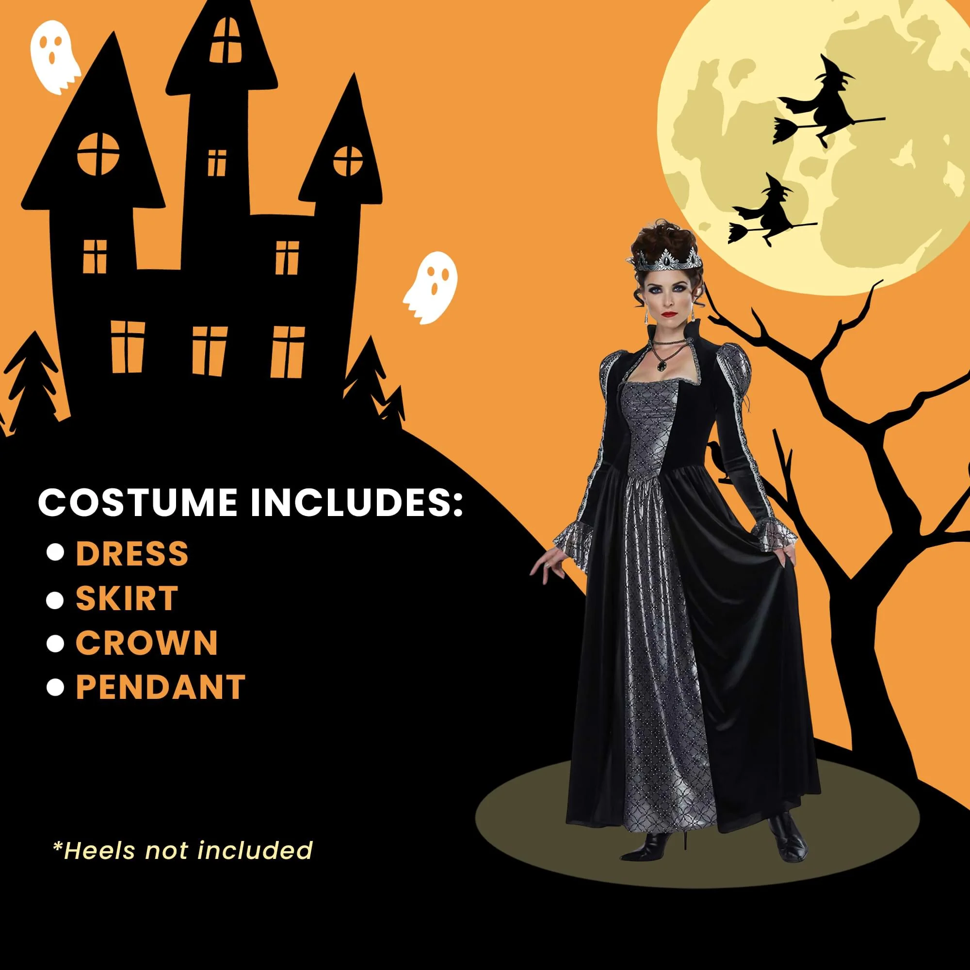 Dark Majesty Women's Adult Costume - Image 5