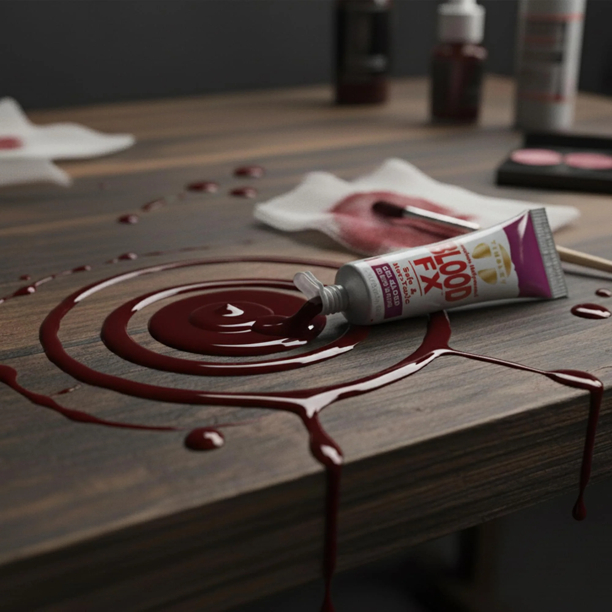 Dark Red Gel Blood Fx Costume Accessory - Image 5