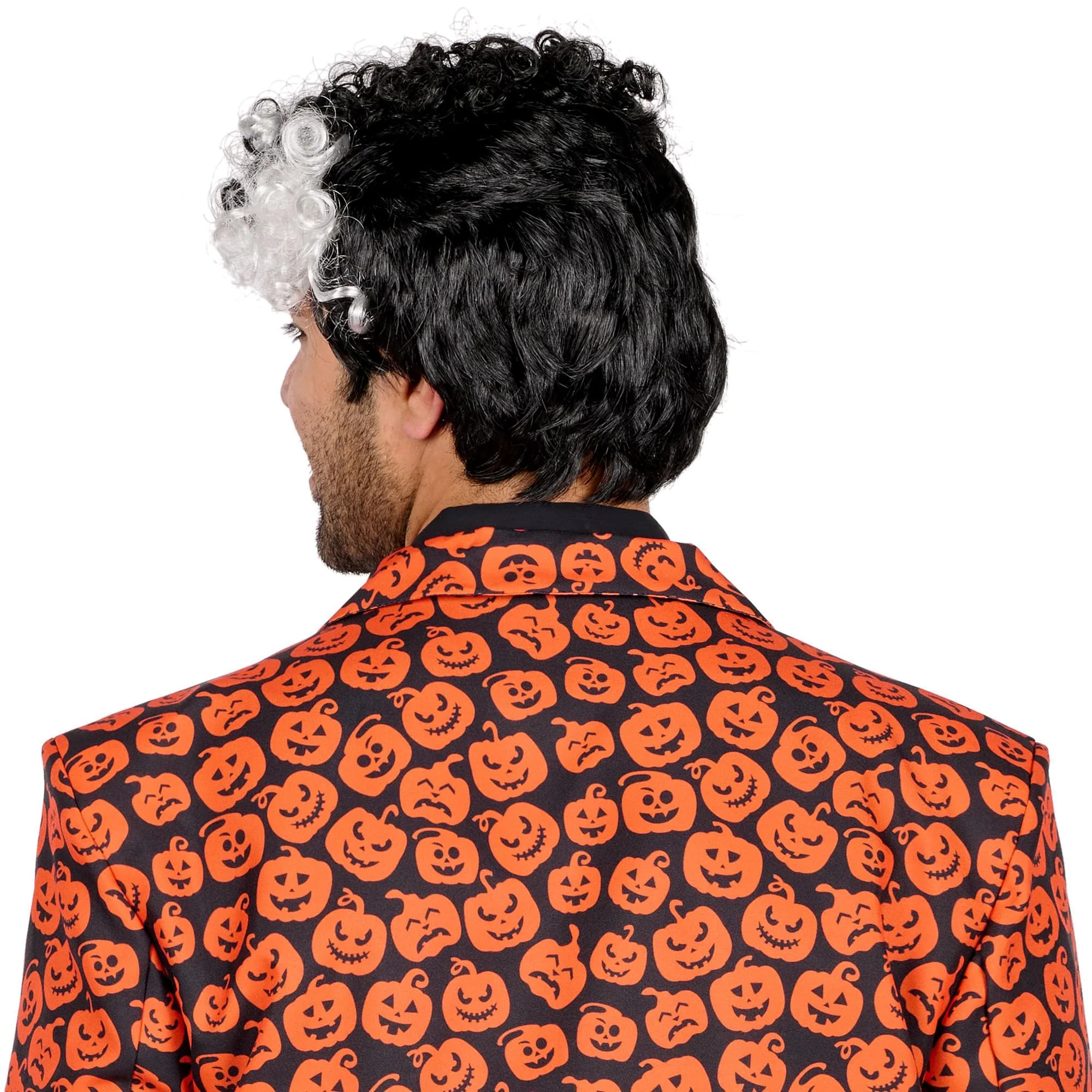 David S. Pumpkins Inspired Adult Costume Wig - Image 4
