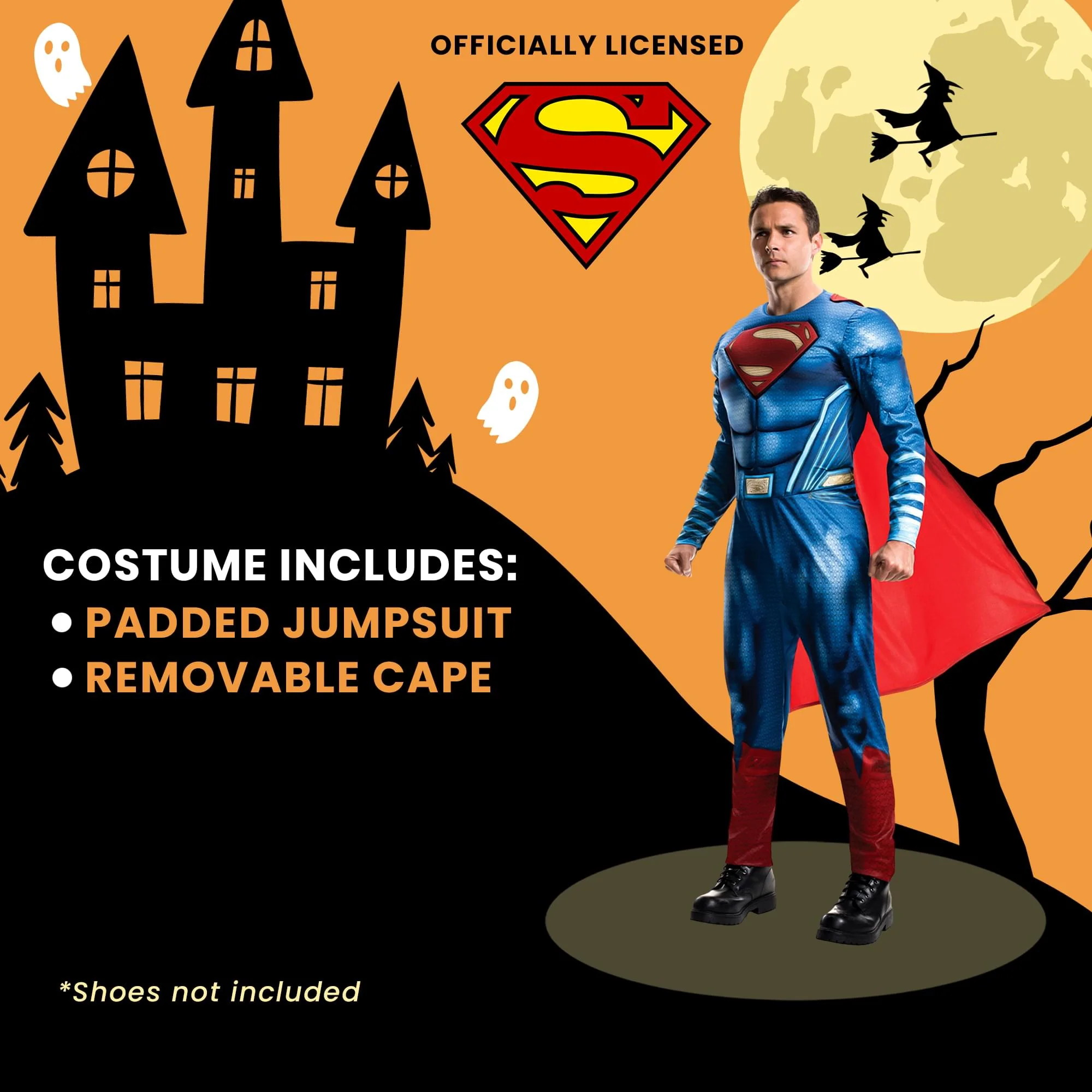 Dawn of Justice Superman Chest, Waist Adult Costume - Image 11