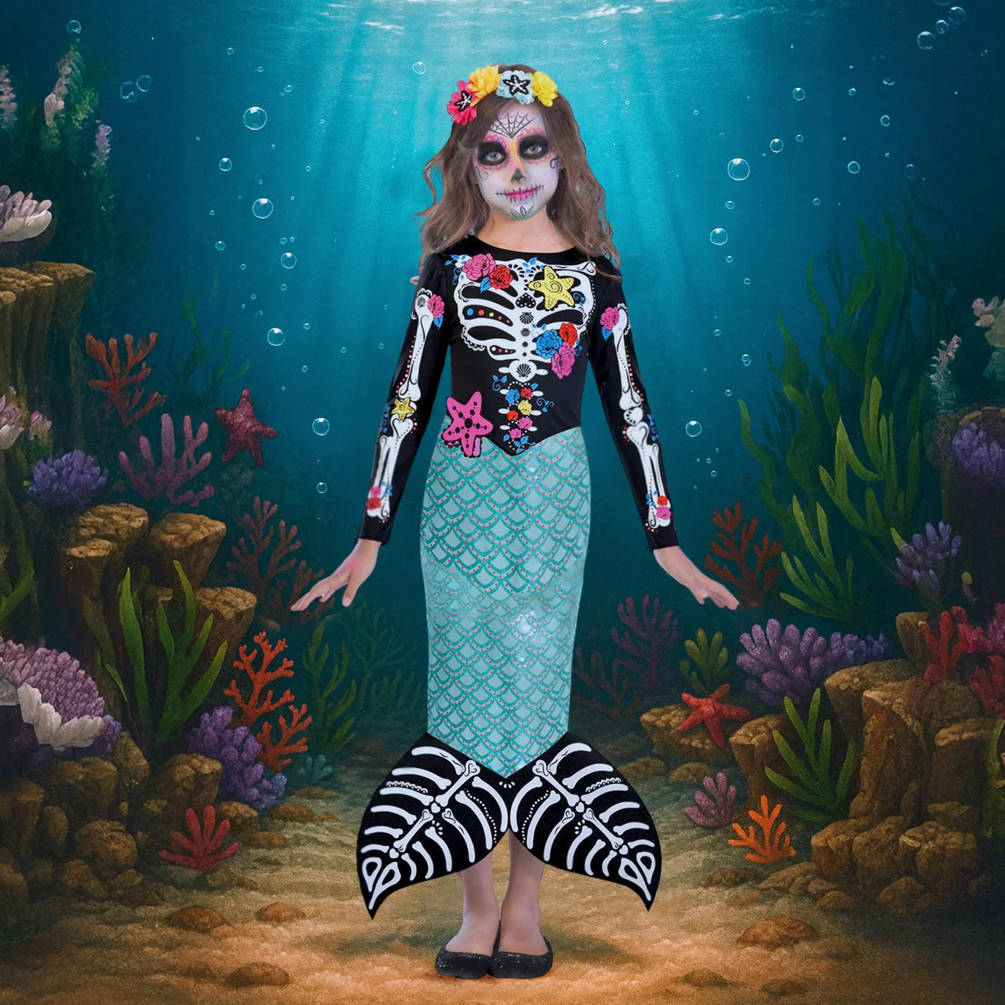 Day of The Dead Mermaid - Image 14