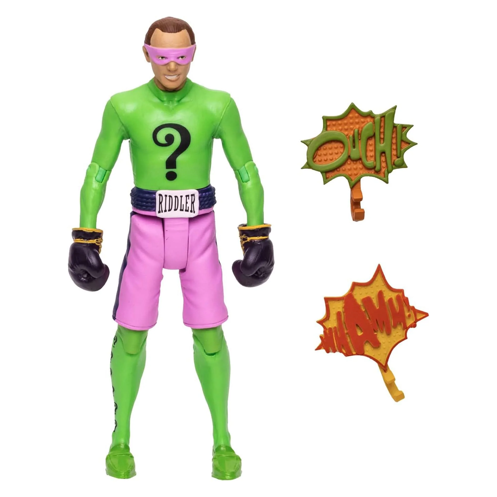 DC Batman 1966 TV Series 5 Inch Action Figure | Riddler Boxing - Image 5