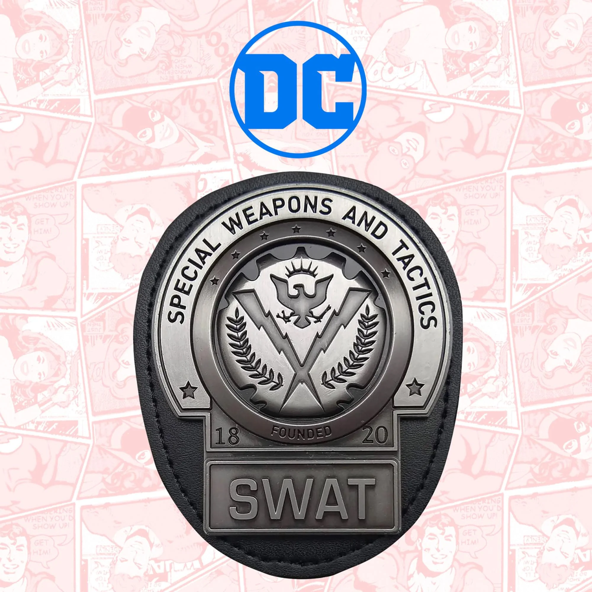 DC Batman Dark Knight Replica Gotham City SWAT Badge - Image 8
