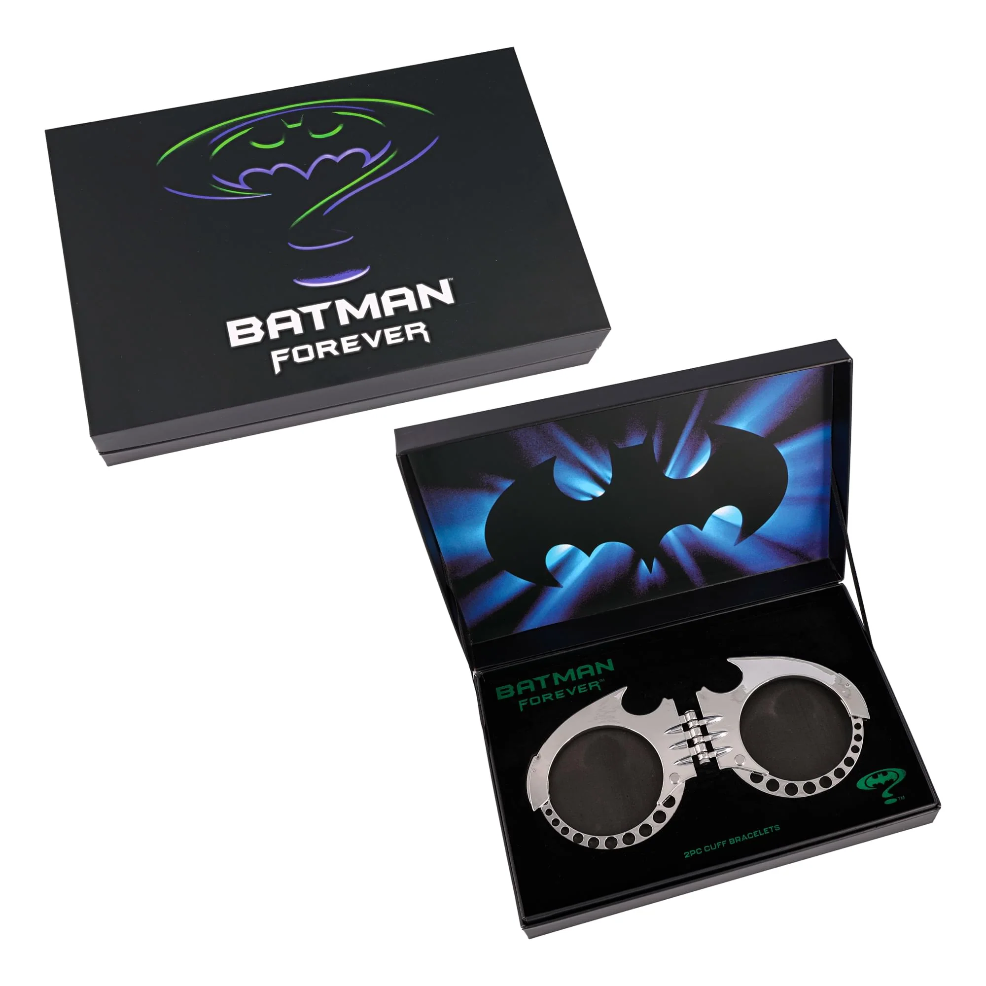 DC Batman Forever Bat Cuffs Bracelet Replica Collector's Box Set - Image 3