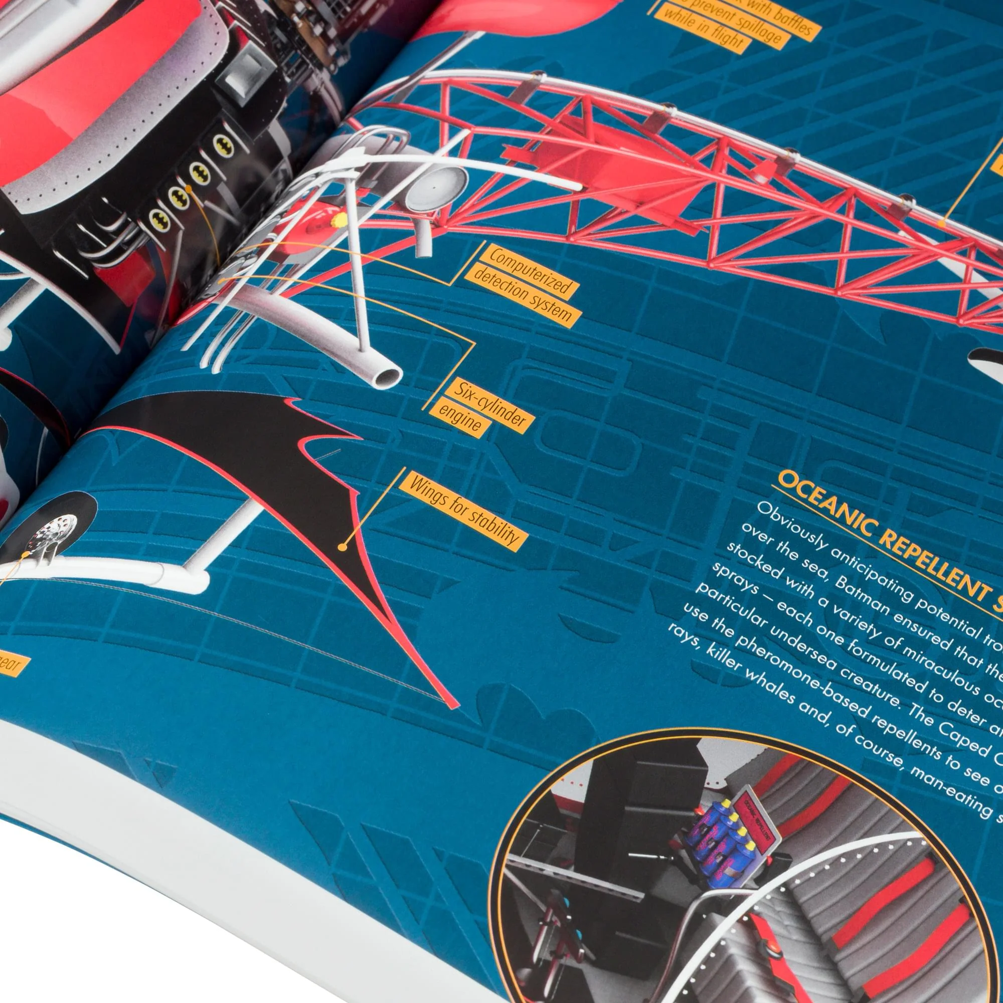 Eaglemoss DC Batmobile Cutaways Book and Collectible Car Batman Classic TV - Image 4
