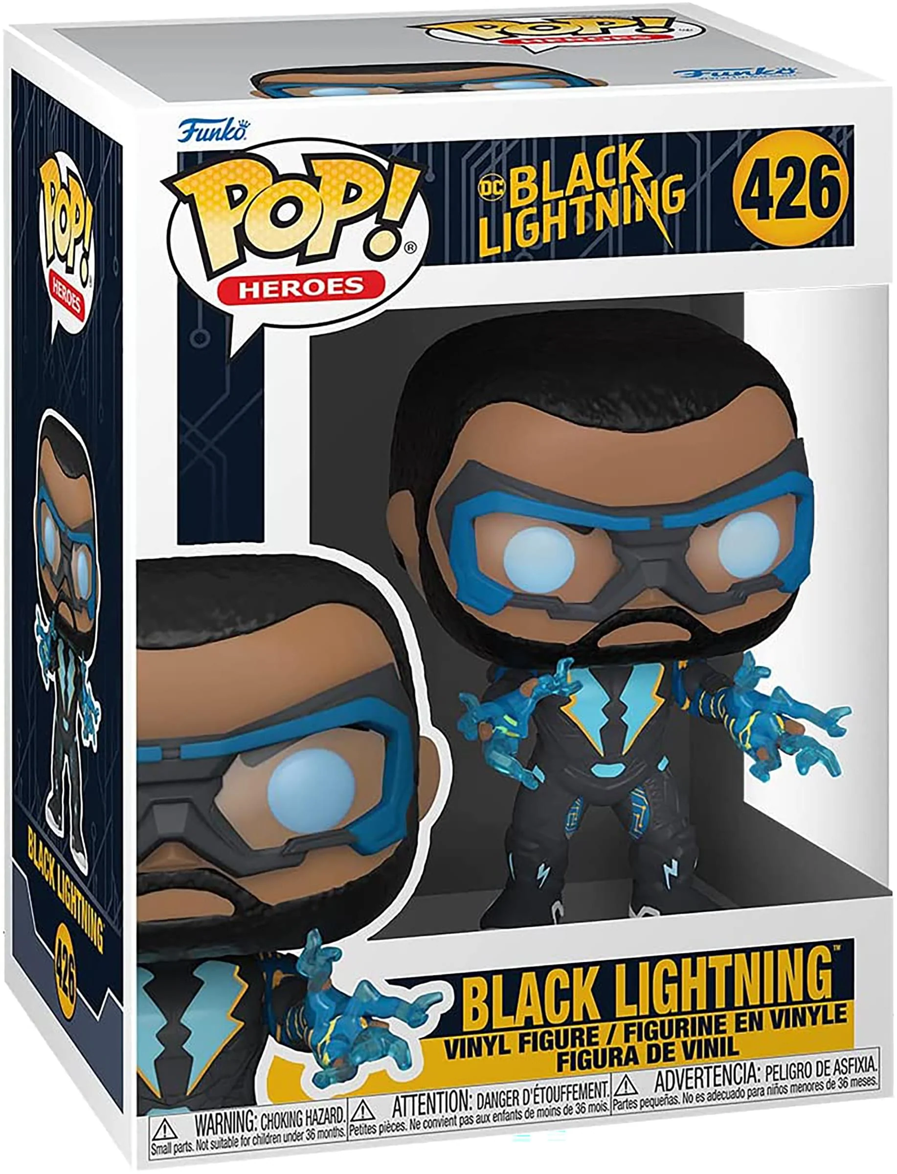DC Black Lightning Funko POP Vinyl Figure | Black Lightning - Image 2