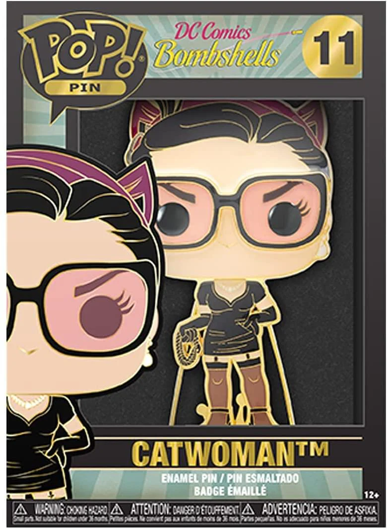 DC Comics 3 Inch Funko POP Pin | Catwoman - Image 2