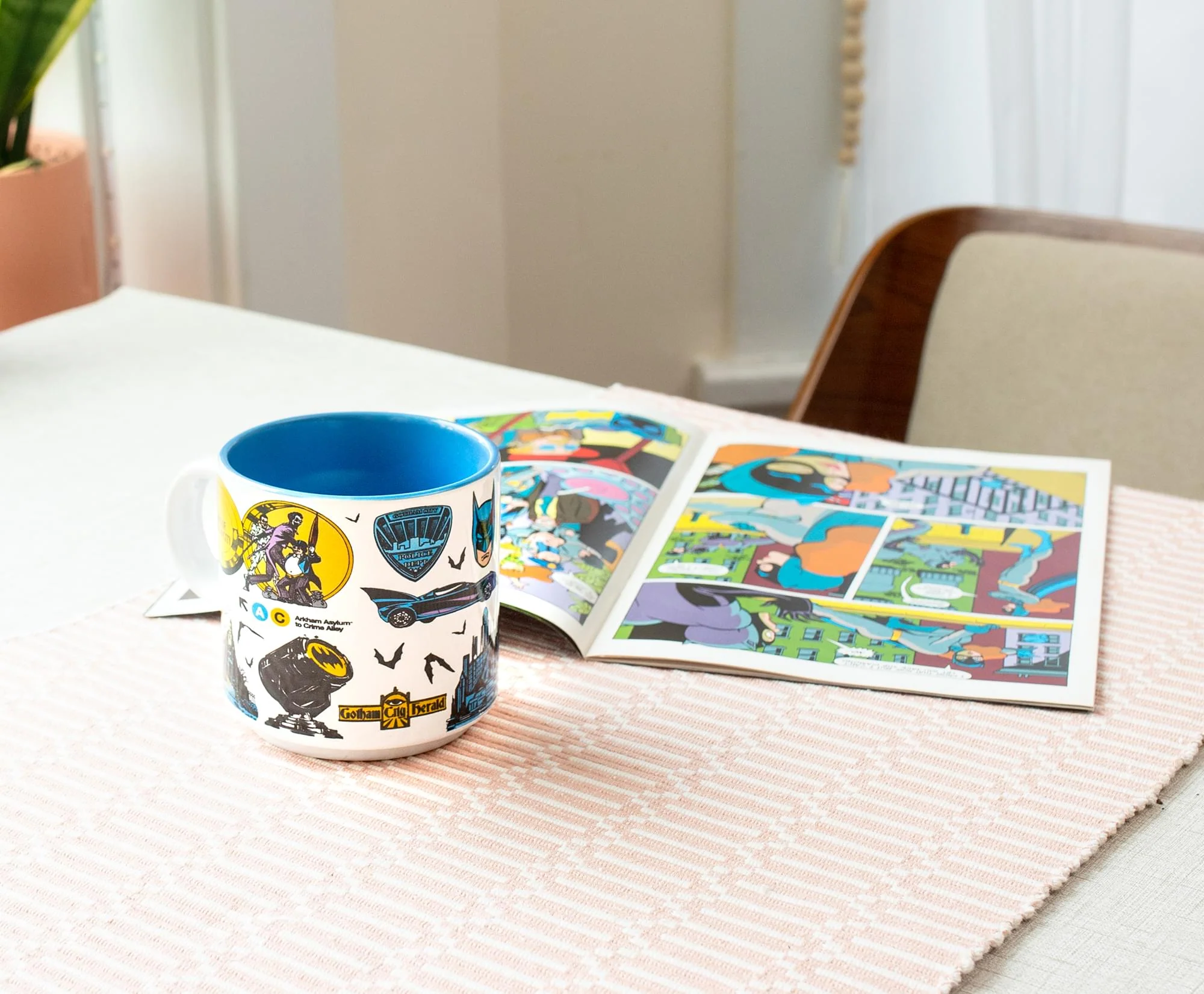 DC Comics Batman Allover Print Single Stackable Ceramic Mug | Holds 13 Ounces - Image 8