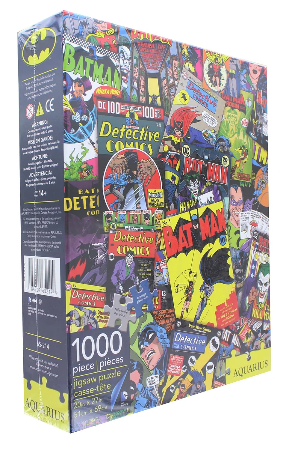 DC Comics Batman Comic Collage 1000 Piece Jigsaw Puzzle - Image 3