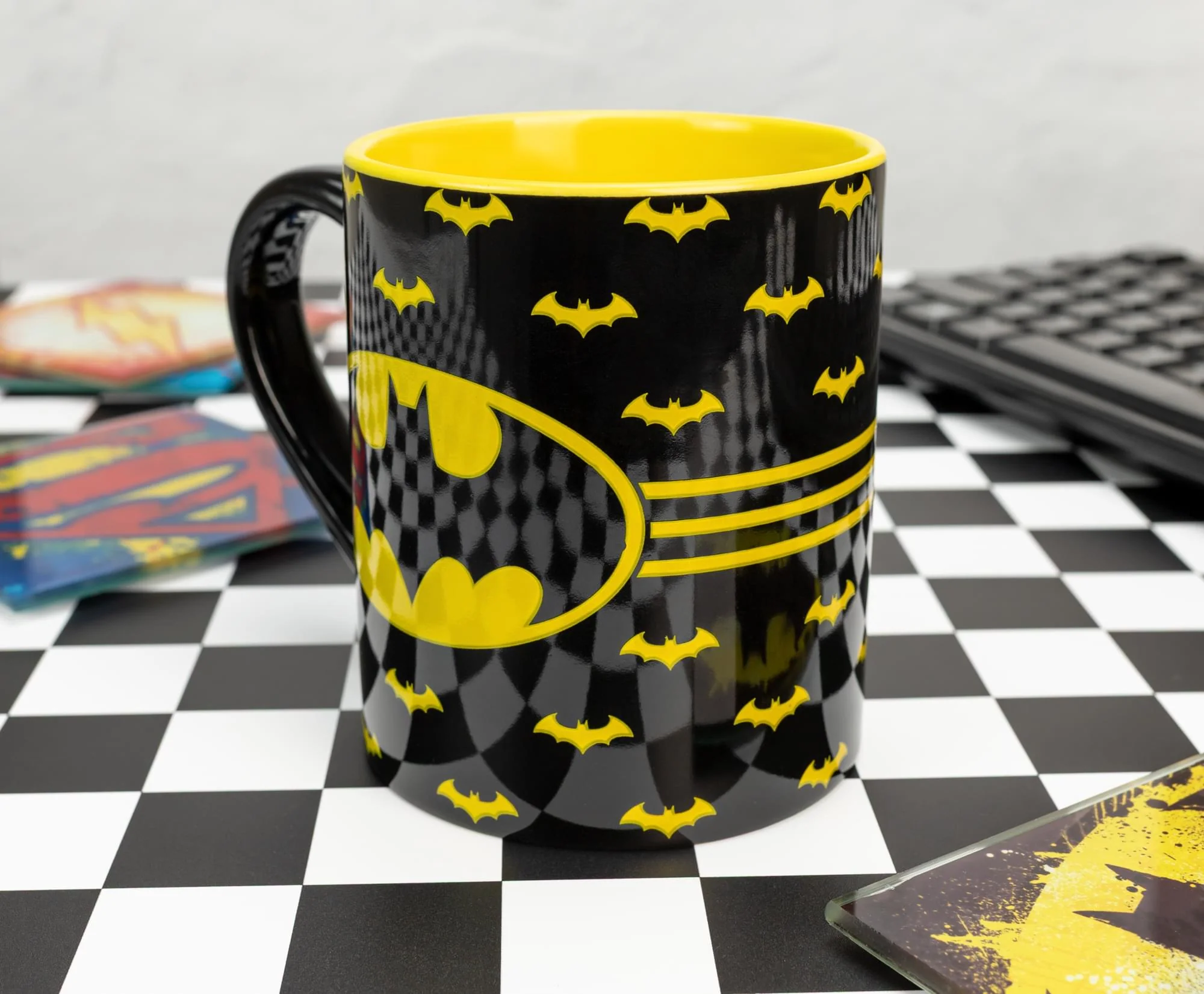 DC Comics Batman Logo Ceramic Mug | Holds 14 Ounces - Image 6