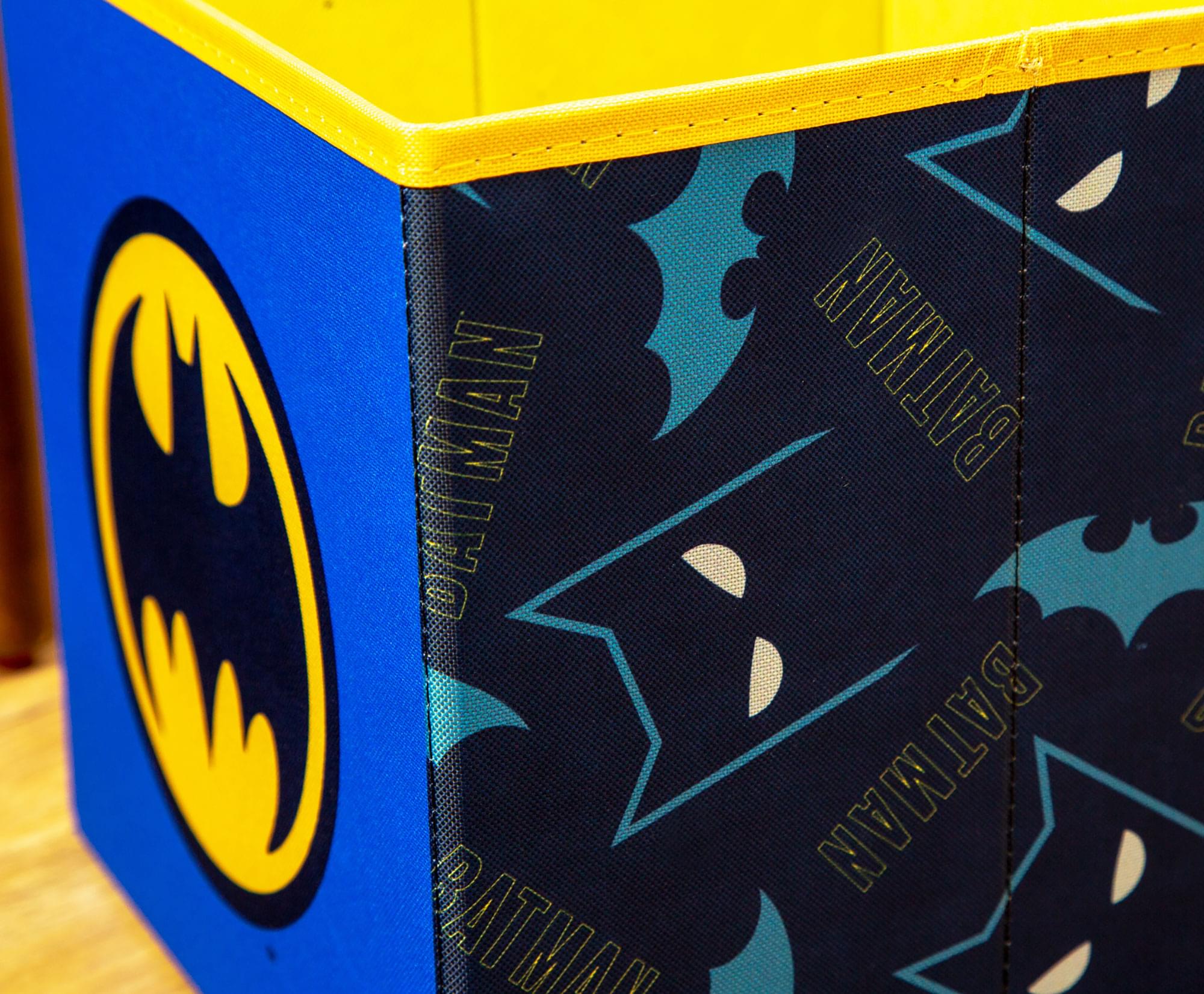 DC Comics Batman Logo Storage Bin Cube Organizer | 11 Inches - Image 4