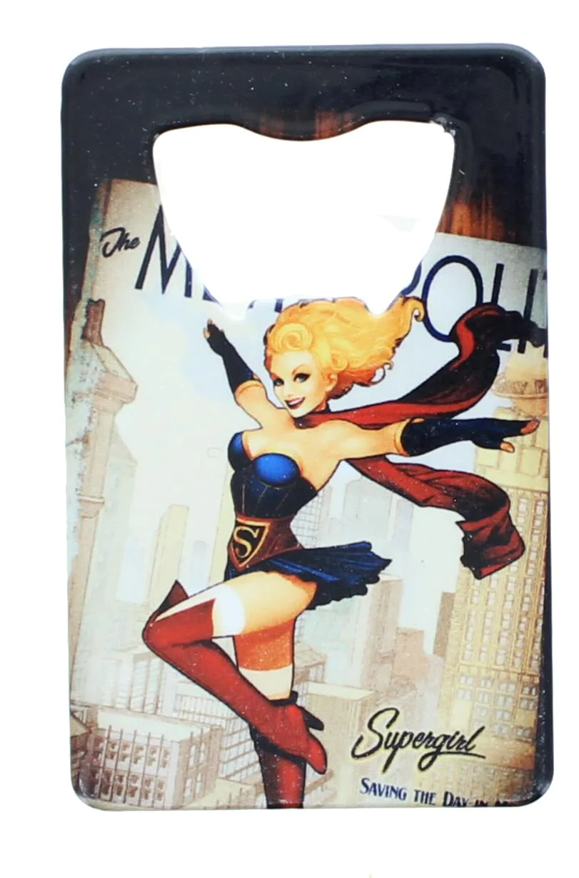 DC Comics Bombshells Supergirl Credit Card Bottle Opener - Image 2