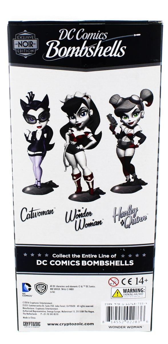 DC Comics Bombshells Wonder Woman Vinyl Figure (Exclusive Noir Edition) - Image 2