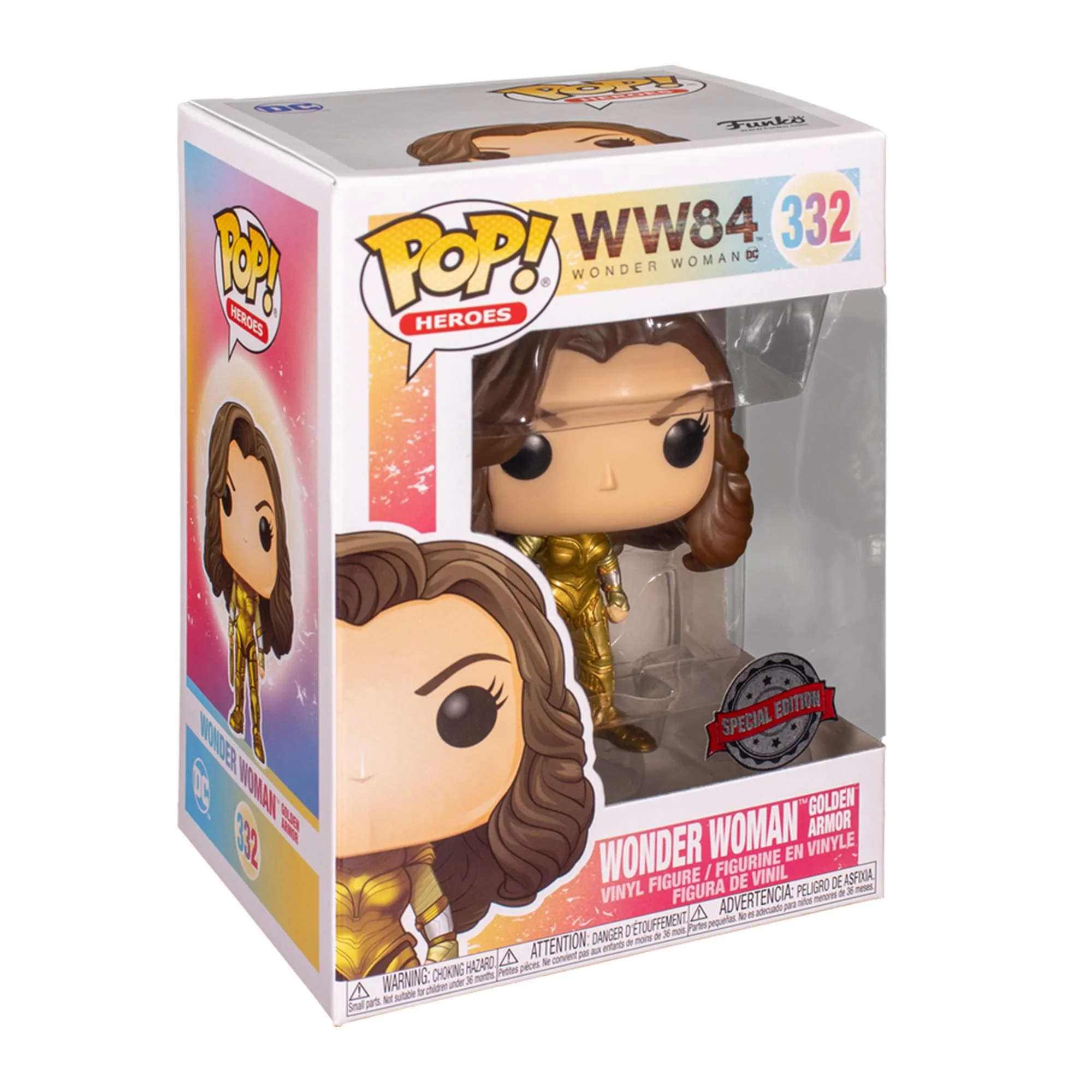 DC Comics Funko POP | WW84 Wonder Woman Golden Armor - Image 3